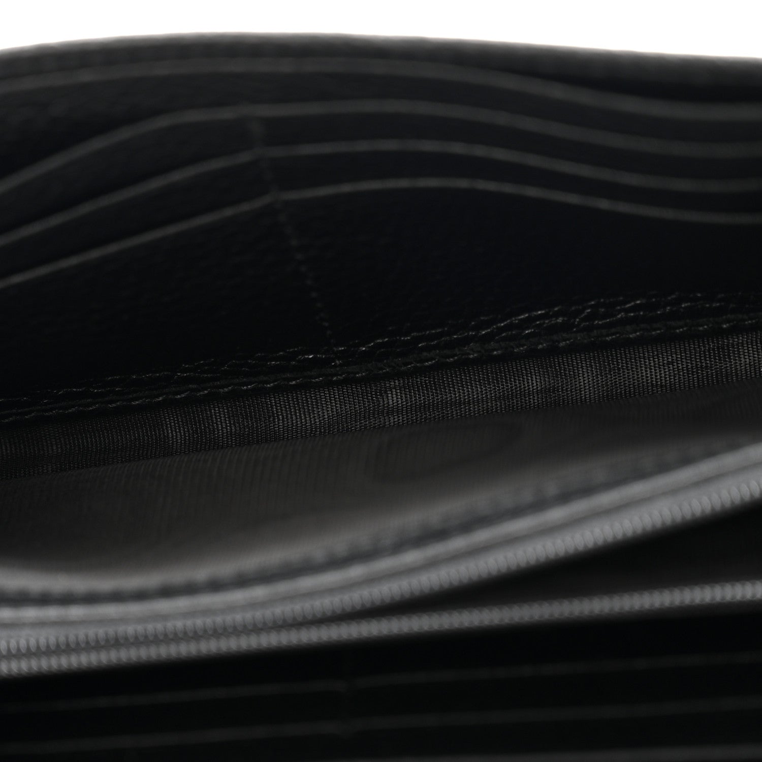 Pebbled Calfskin Large Soho Continental Wallet Black
