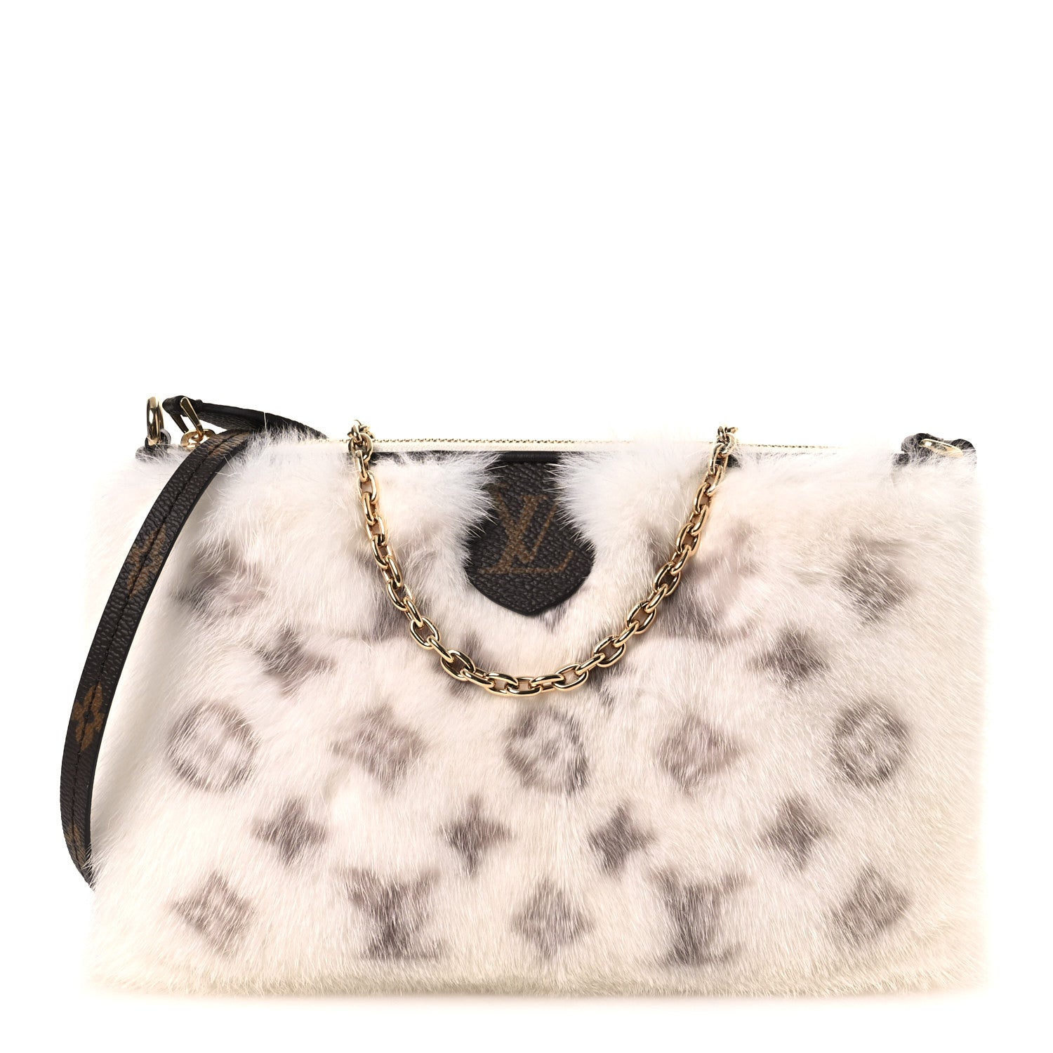 Monogram Mink Neo Pochette Milla Vision White
