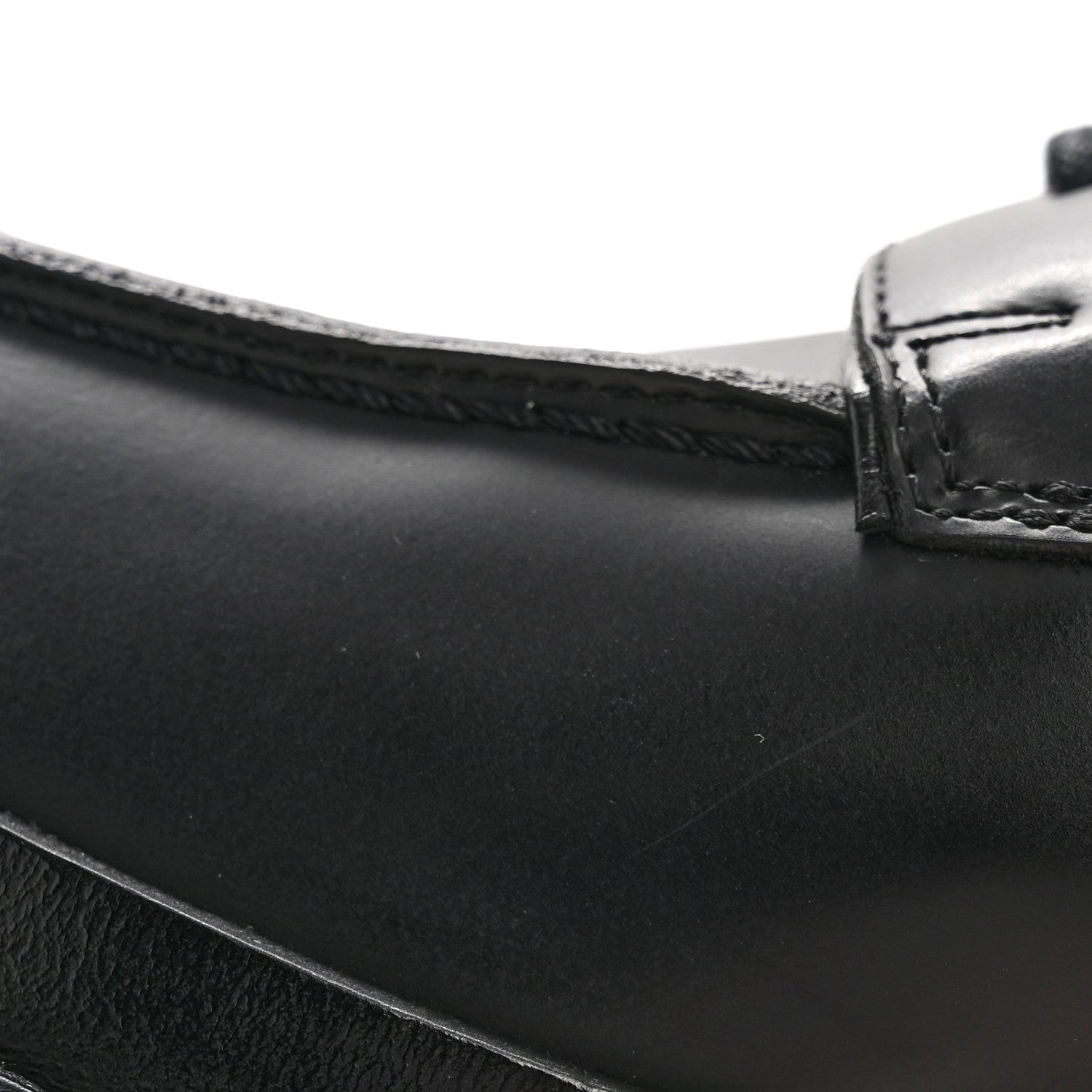 Glossed Calfskin First Oxford 37 Black