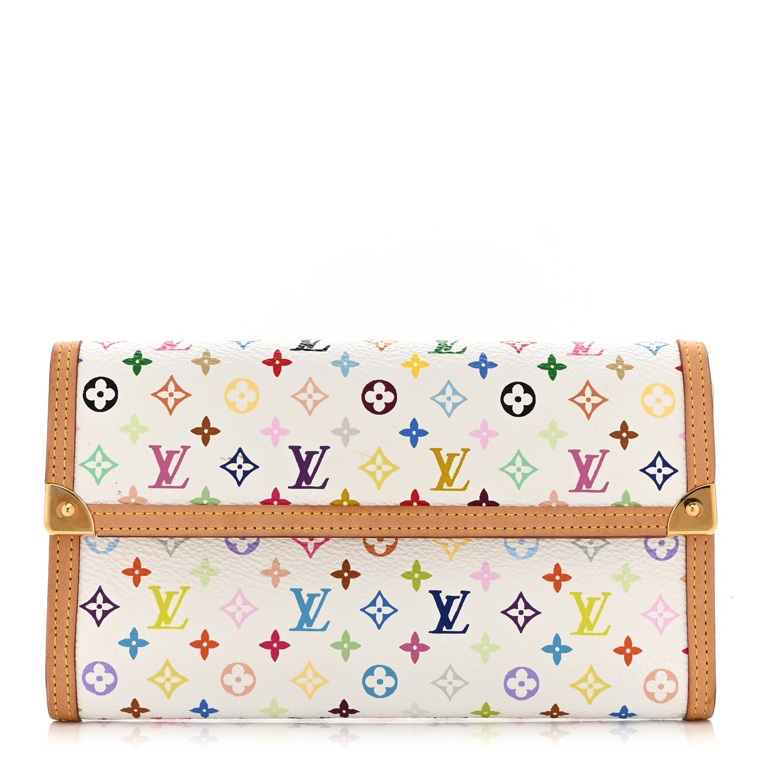 Monogram Multicolor Porte Tresor International Wallet White