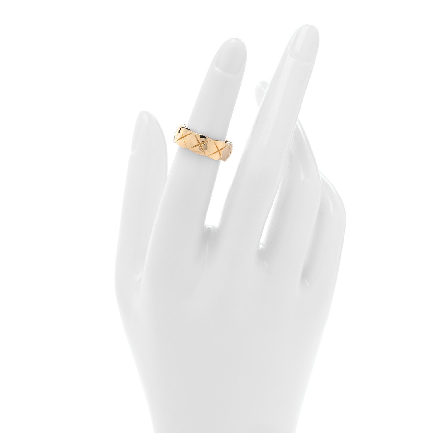 18K Yellow Gold Small Coco Crush Ring 48 4.5