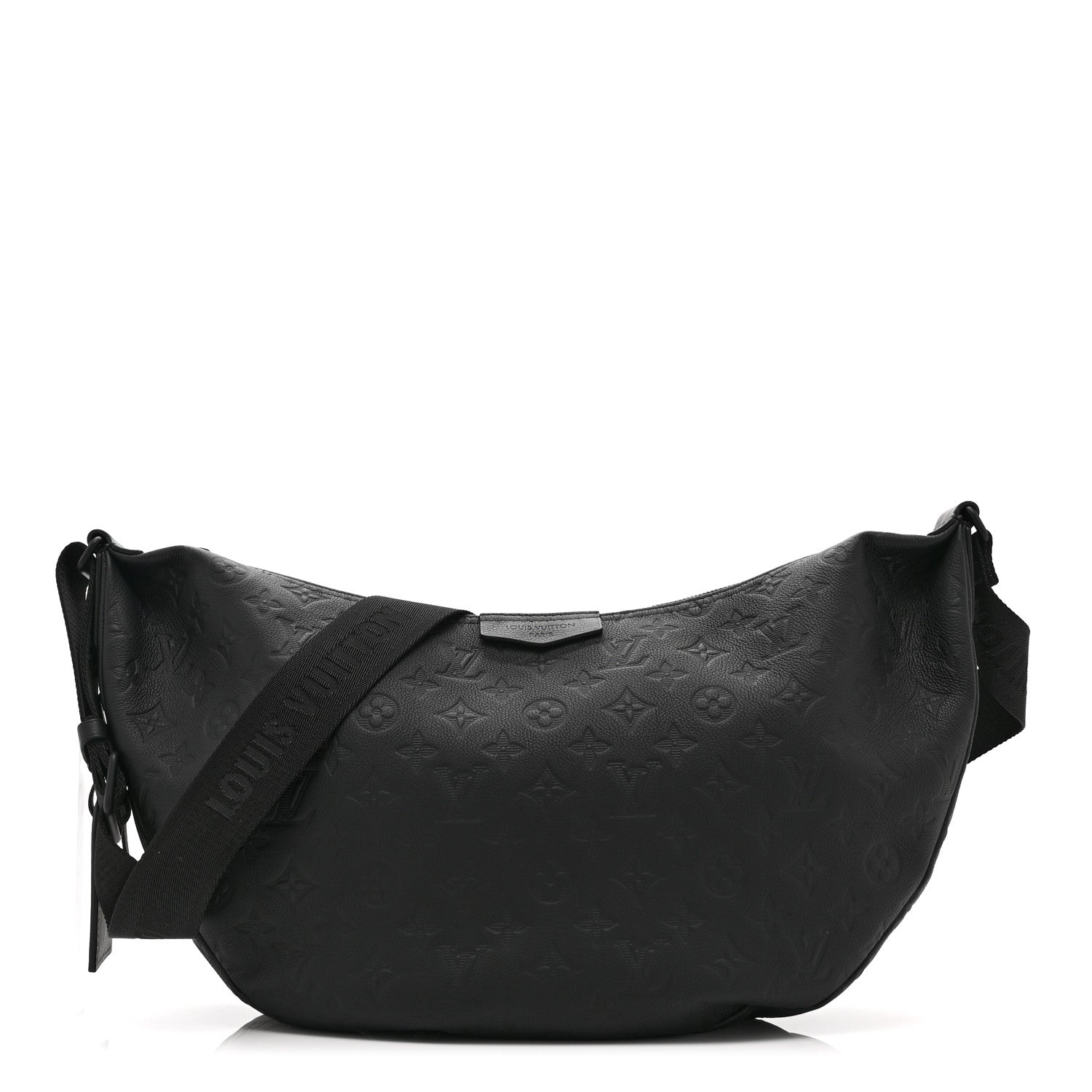 Calfskin Monogram Shadow Hobo Hamac Black