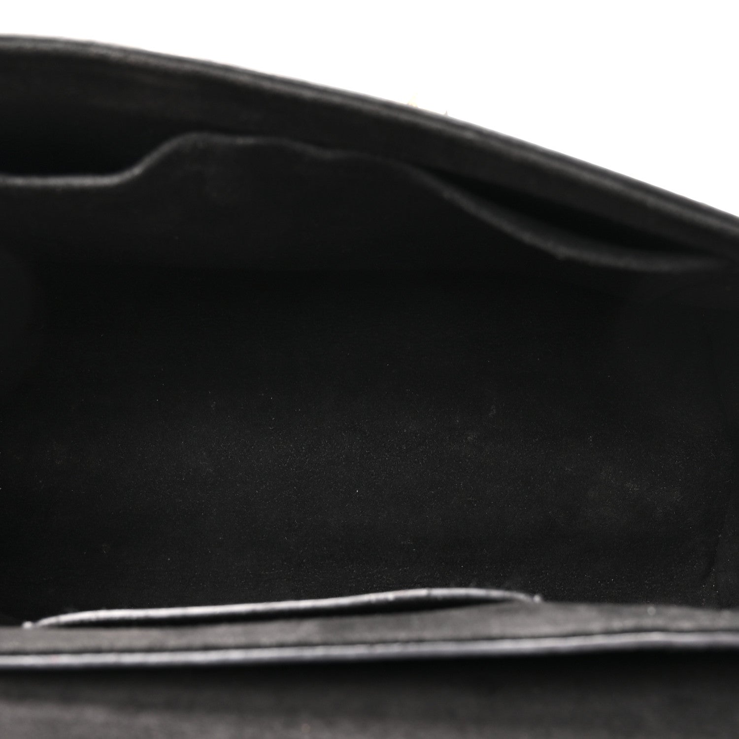 Veau Satin Monogram Twist Shoulder Bag MM Black