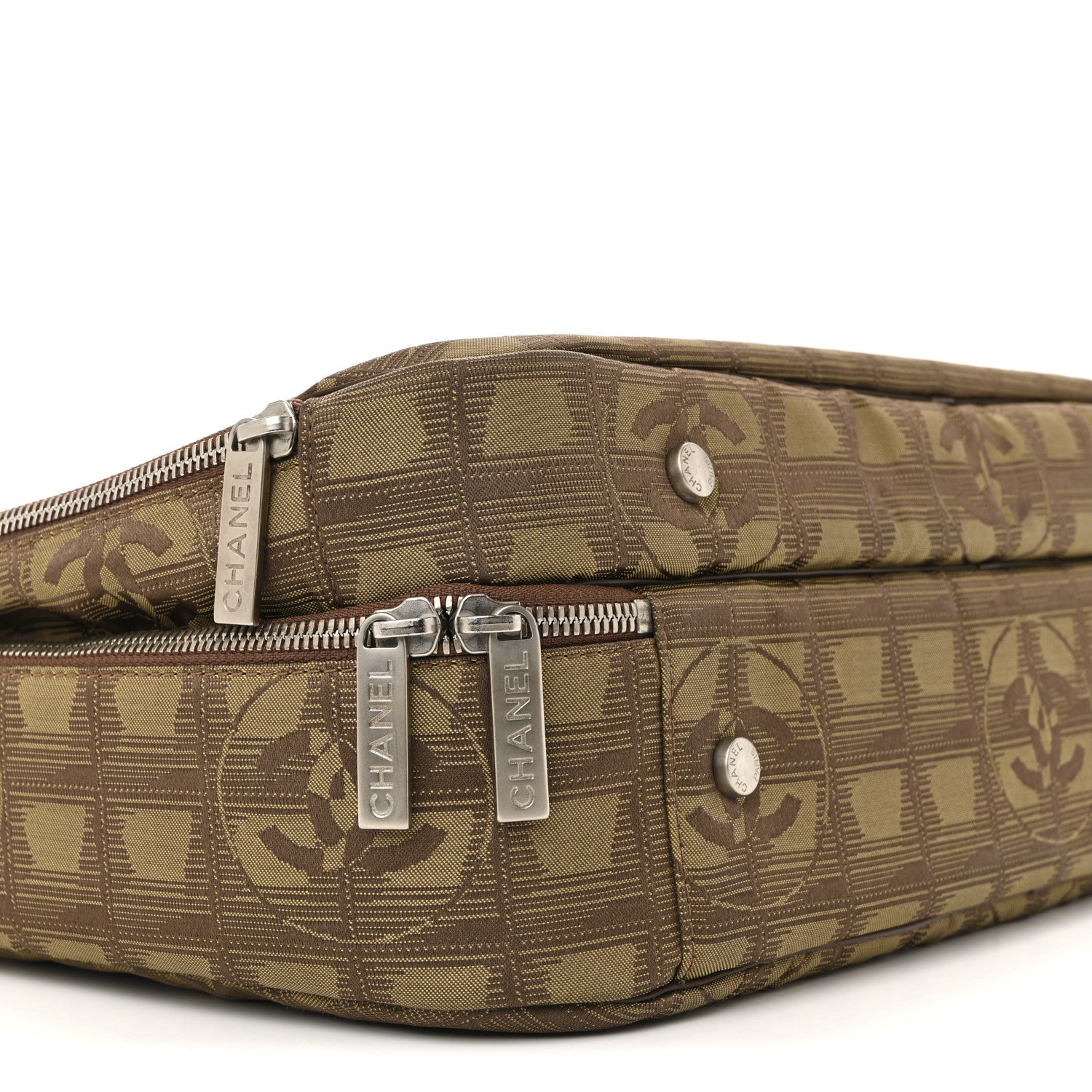 Nylon Travel Laptop Briefcase Khaki