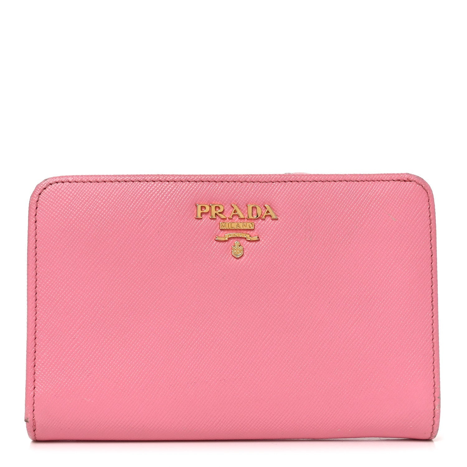 Saffiano Metal Compact Wallet Peonia Petalo