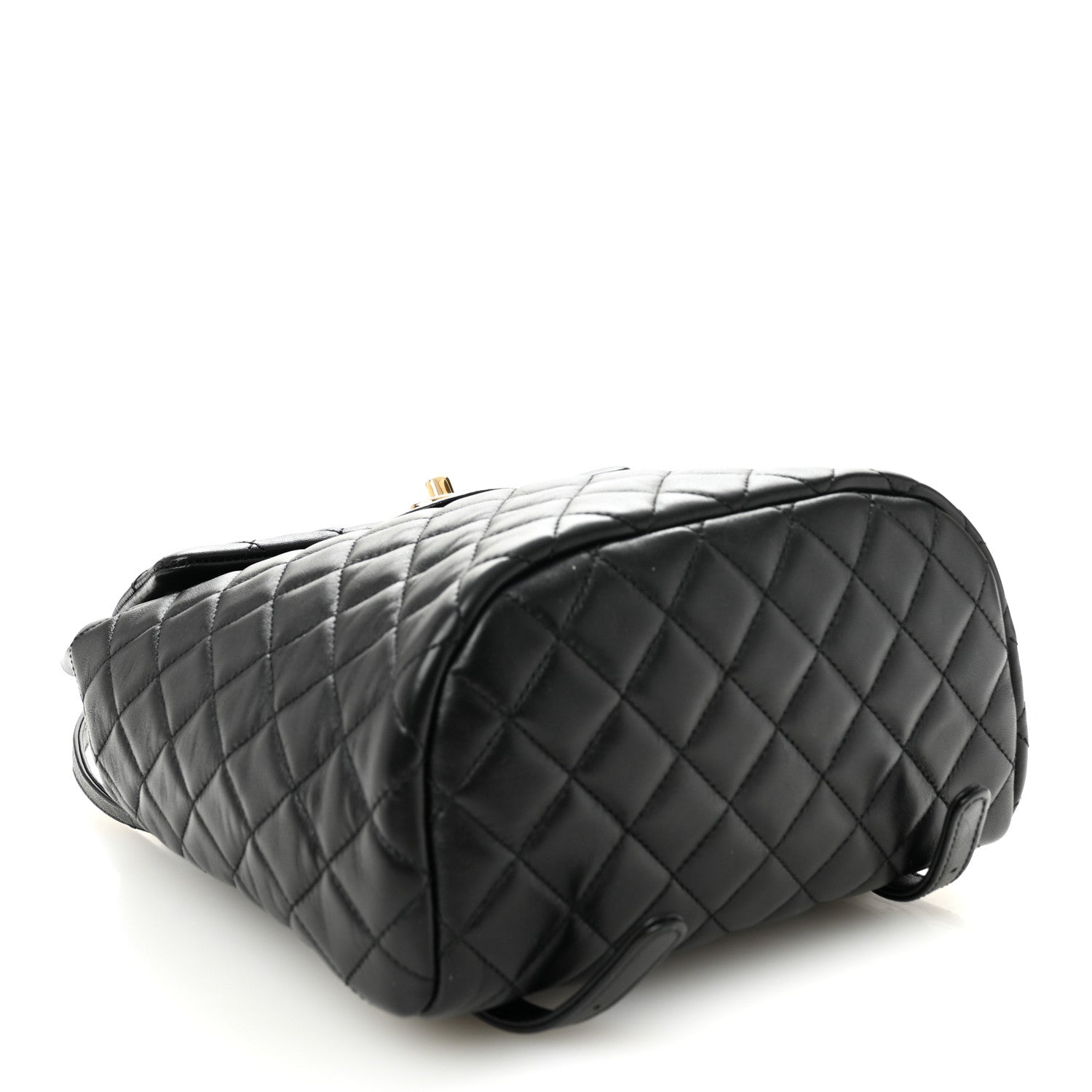 Lambskin Quilted Small Urban Spirit Backpack Black