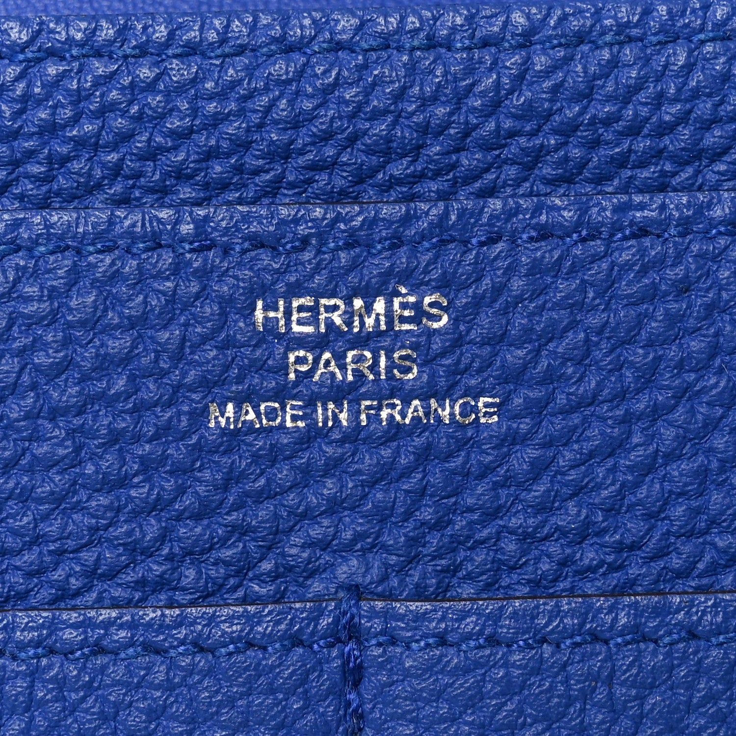 Togo Dogon Duo Wallet Bleu Electrique