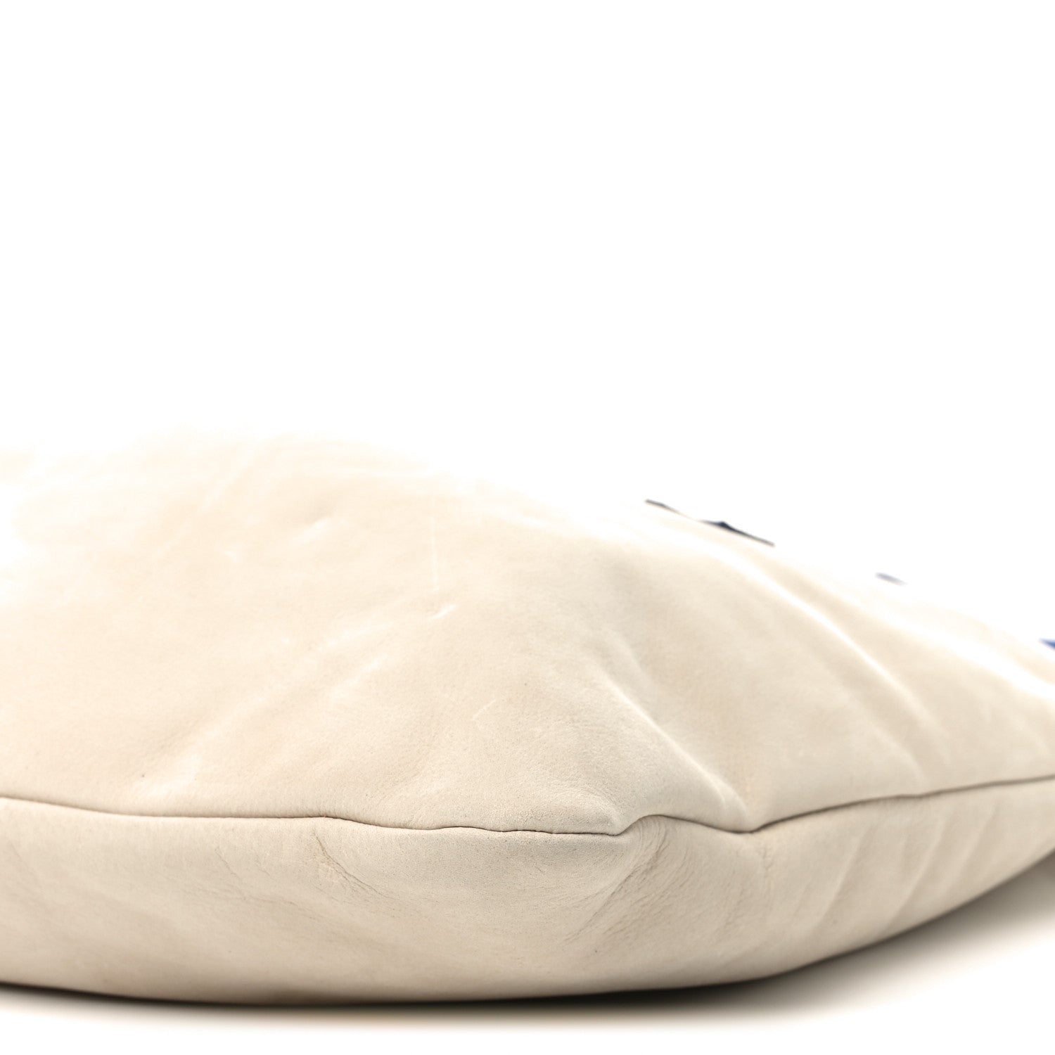 Nubuck Dust Bag Tote Ecru White