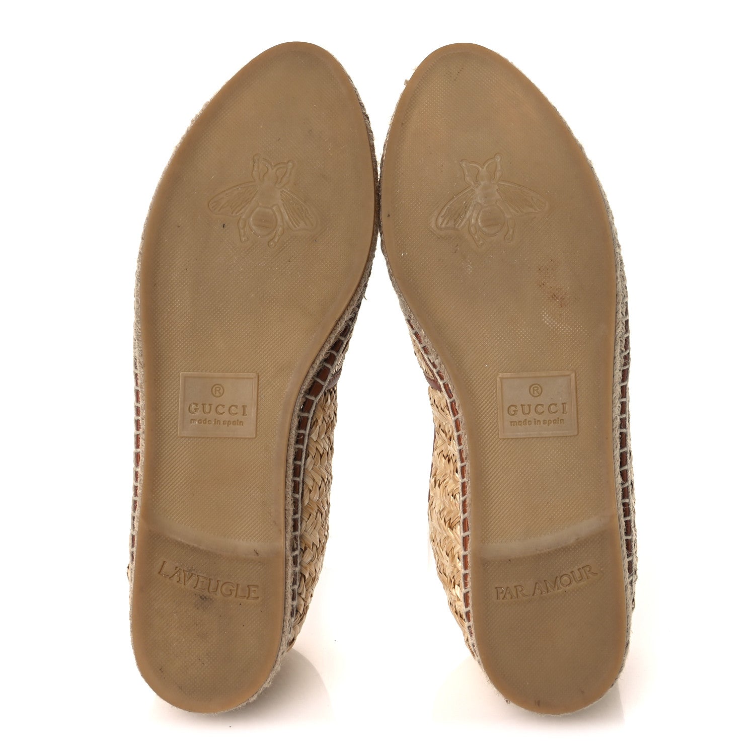 Raffia Harness Calfskin Interlocking G Adela Espadrilles 41 Palmi Naturale Harness Brown