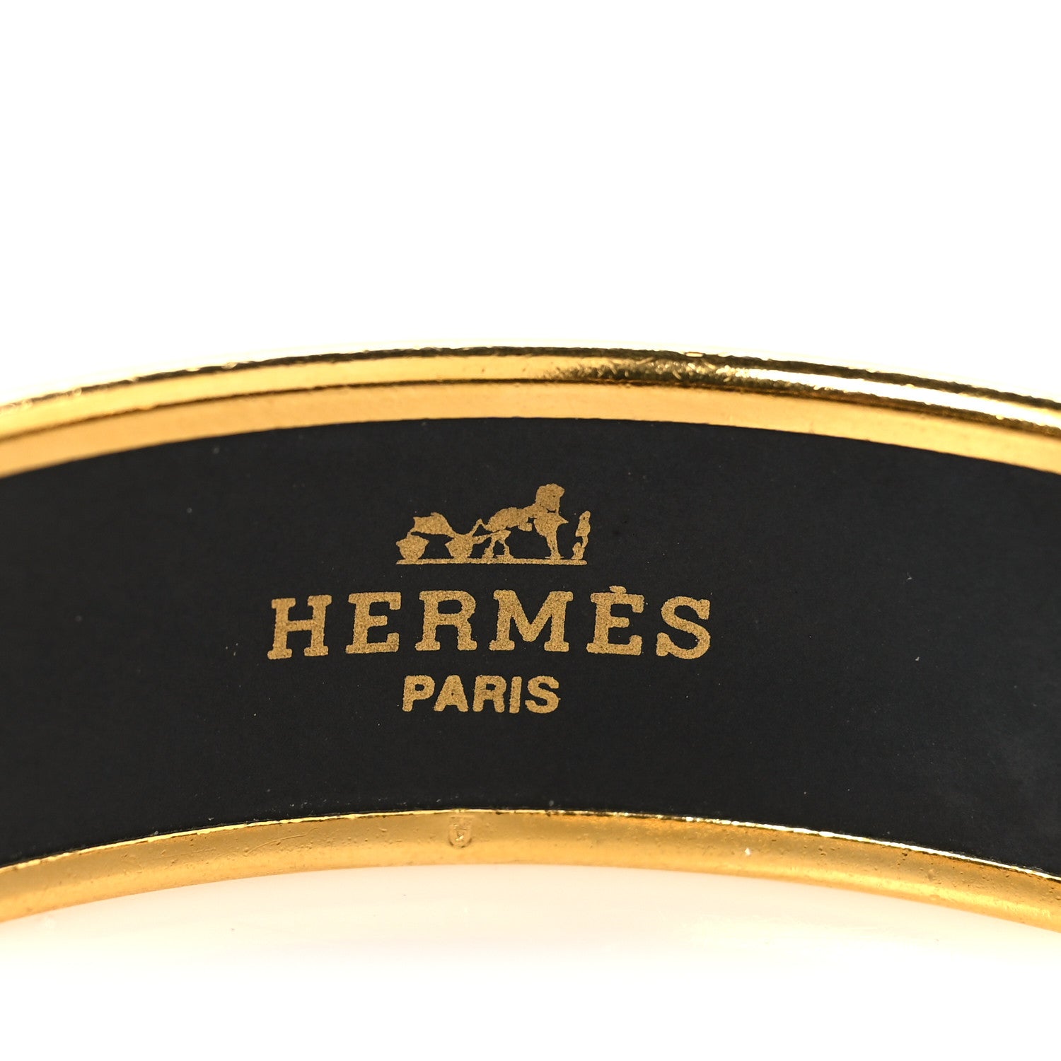 Enamel Printed Horses Wide Bracelet 70