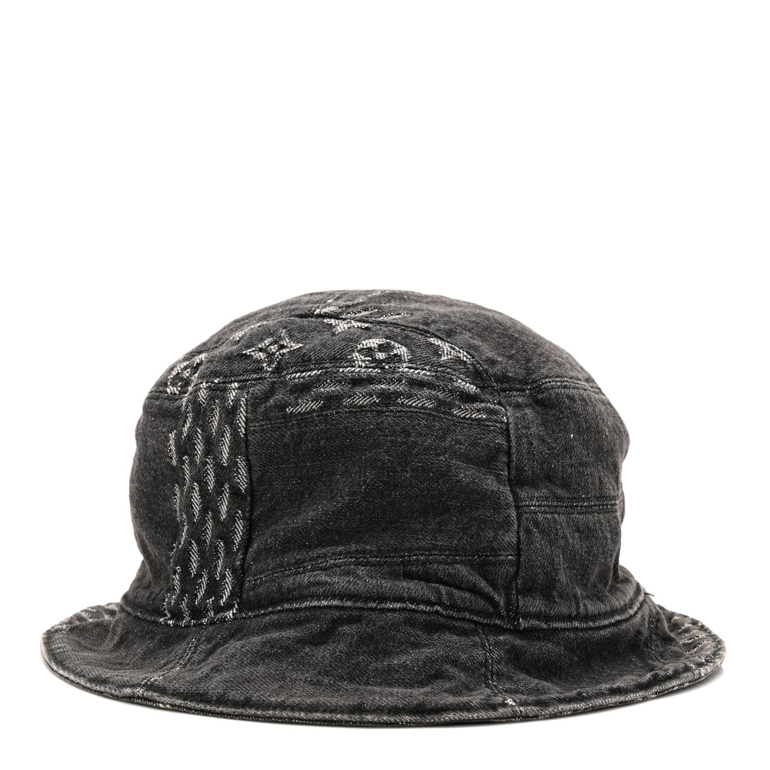 x NIGO Monogram Giant Denim Giant Damier Wave Sun Hat 60 Gray