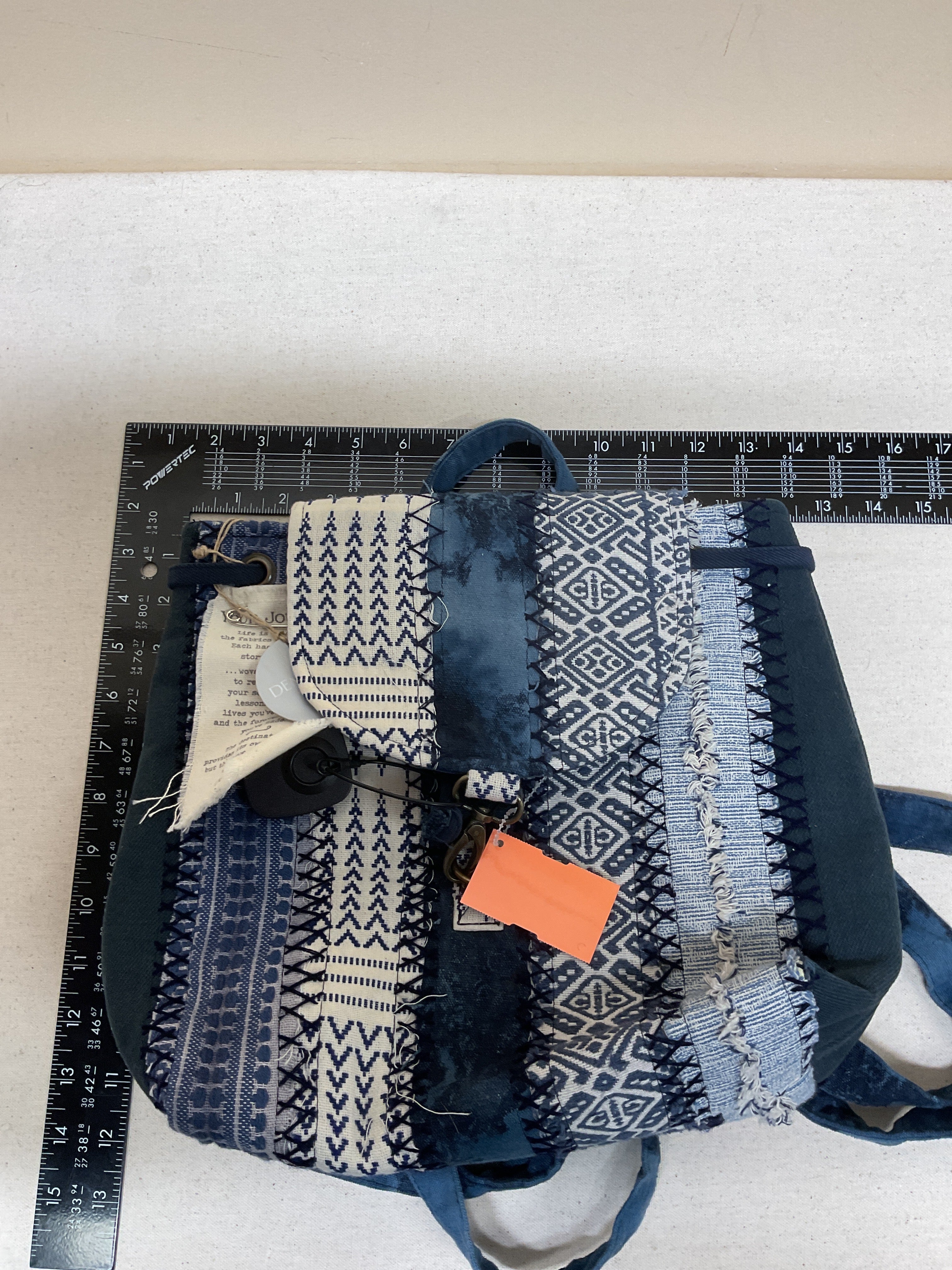 Backpack By Cmc In Blue Denim, Size:Medium