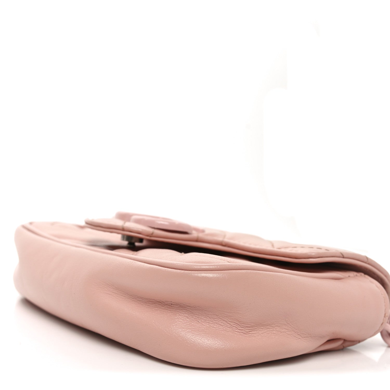 Calfskin Matelasse Monochrome GG Marmont Chain Belt Bag Perfect Pink