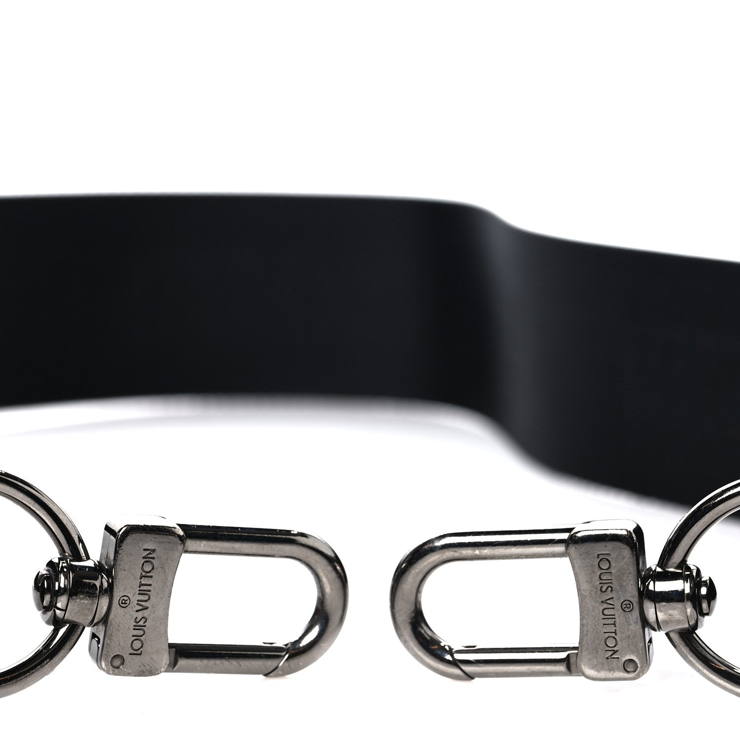 Nylon Jacquard Sporty Bandouliere Shoulder Strap Black