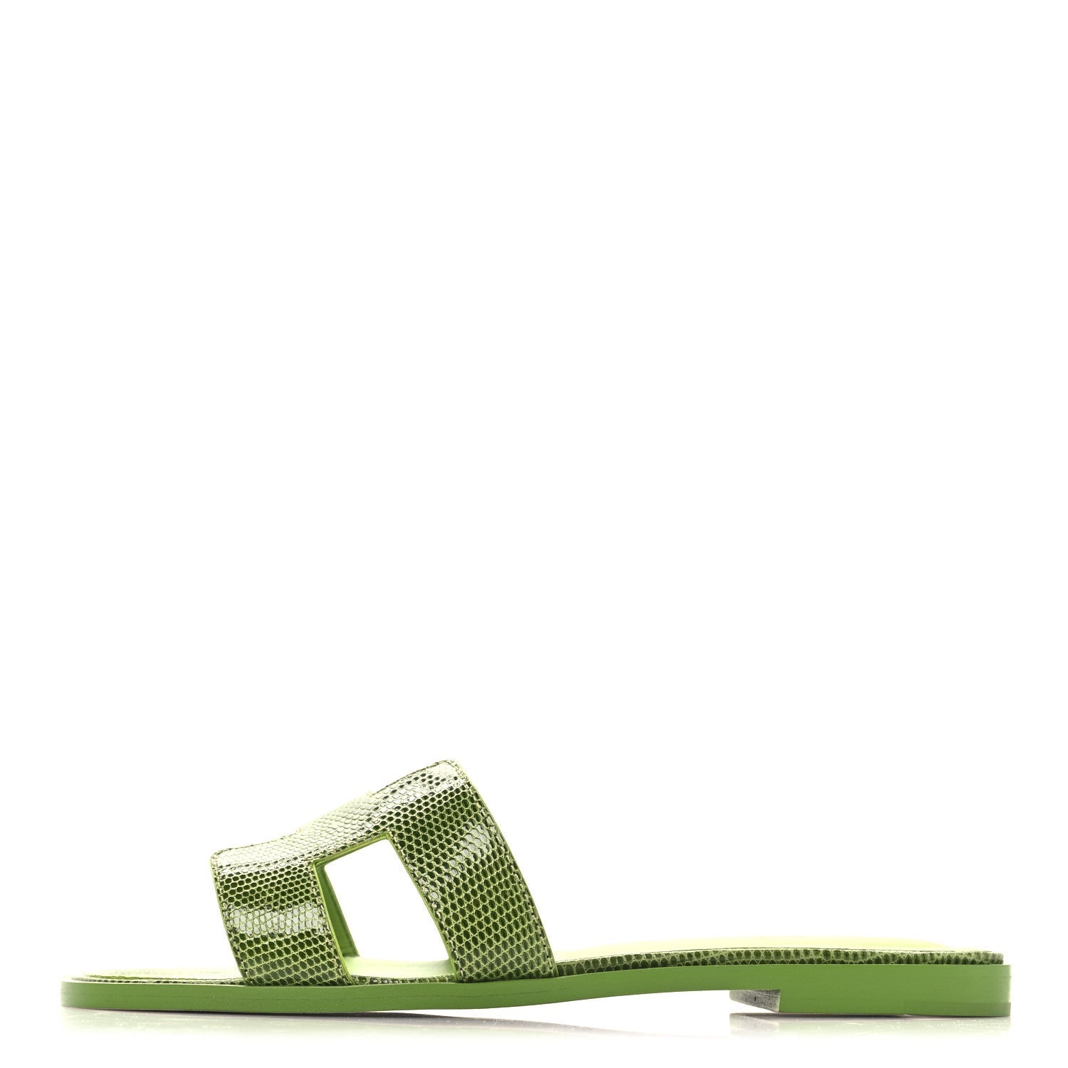 Lizard Oran Sandals 36.5 Vert Absinthe