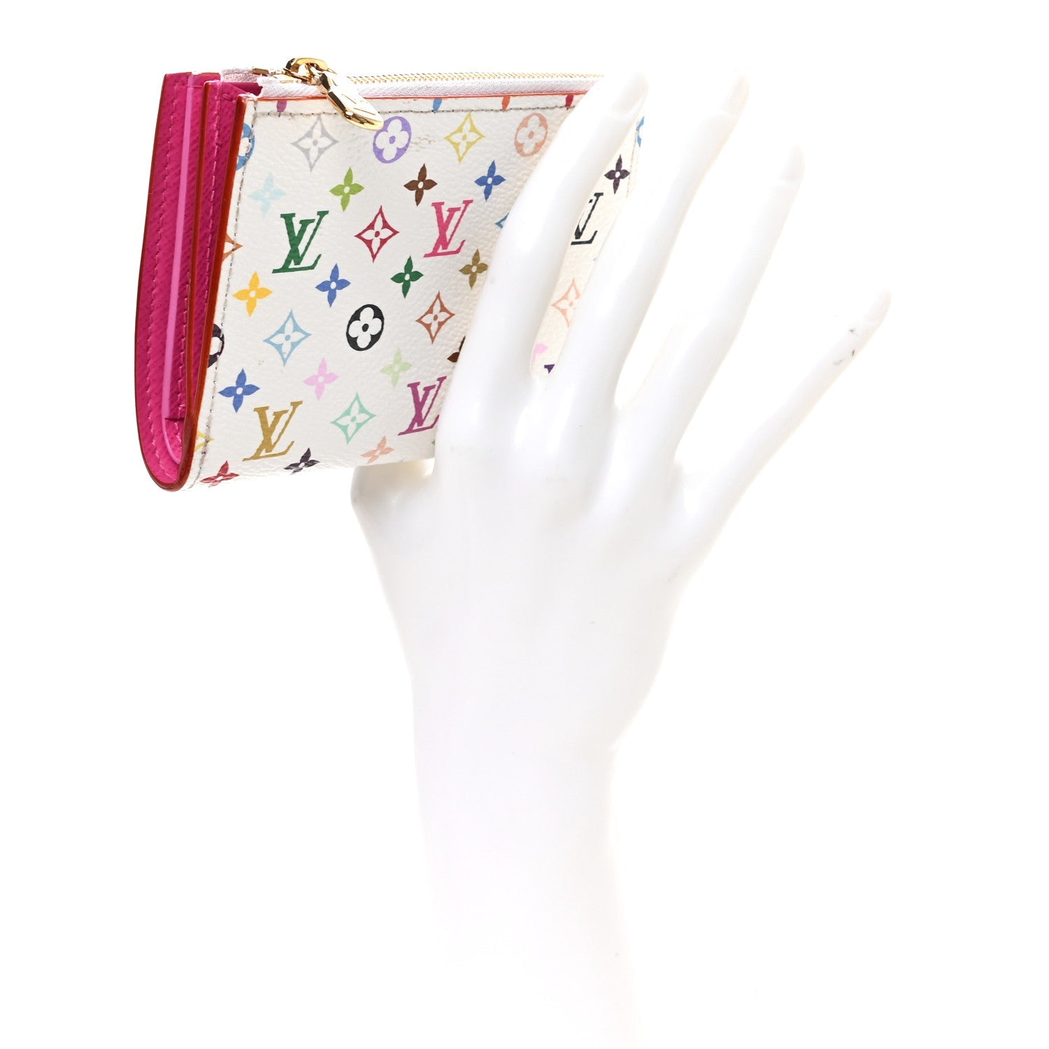 LV X TM Monogram Multicolor Lisa Wallet White