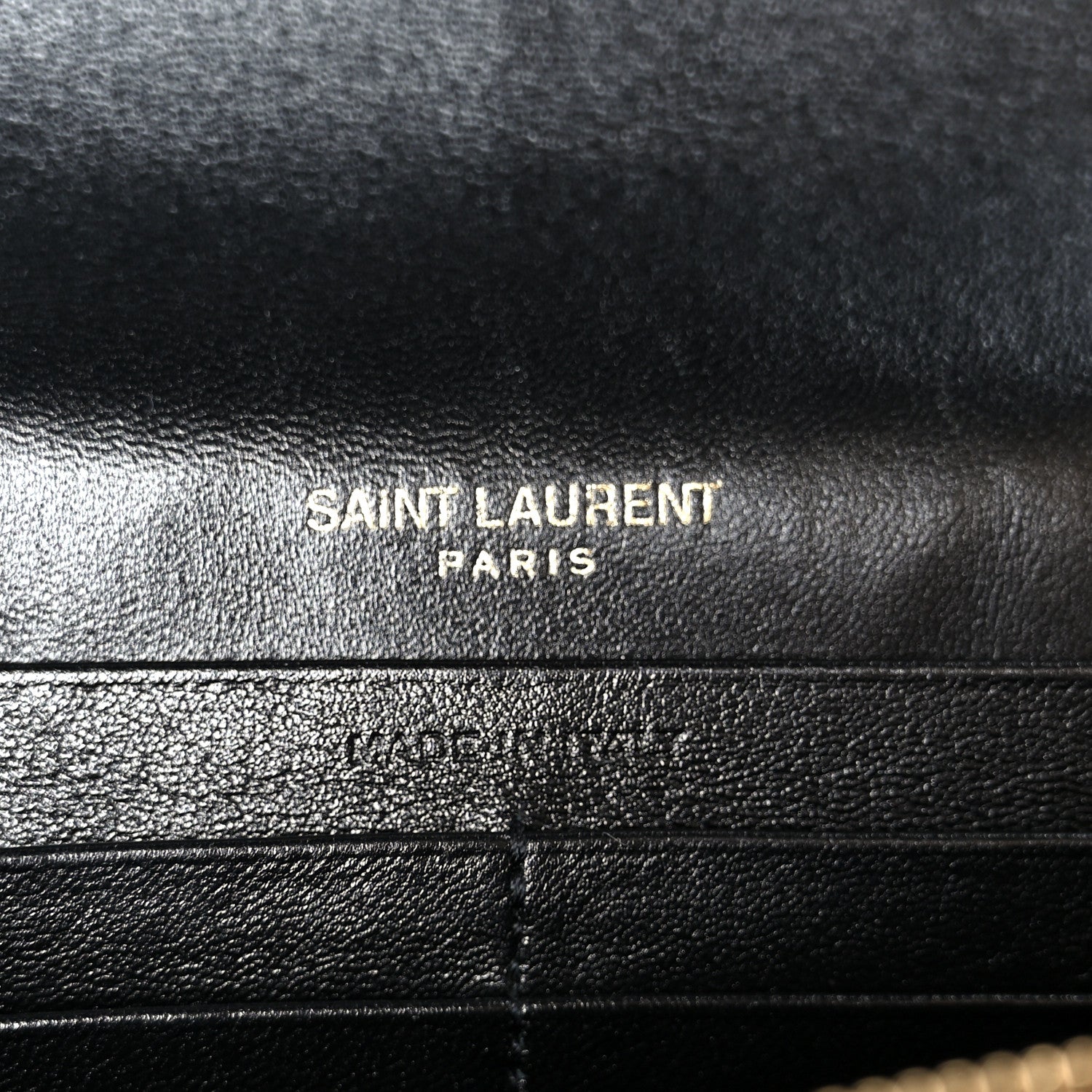 Patent Calfskin Matelasse Monogram Medium Vicky Chain Bag Black