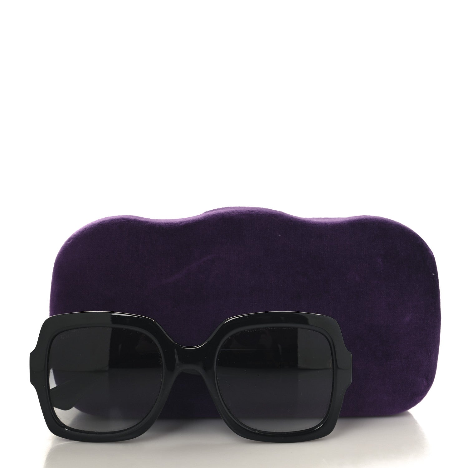 Acetate Square Frame Sunglasses GG1337S Black