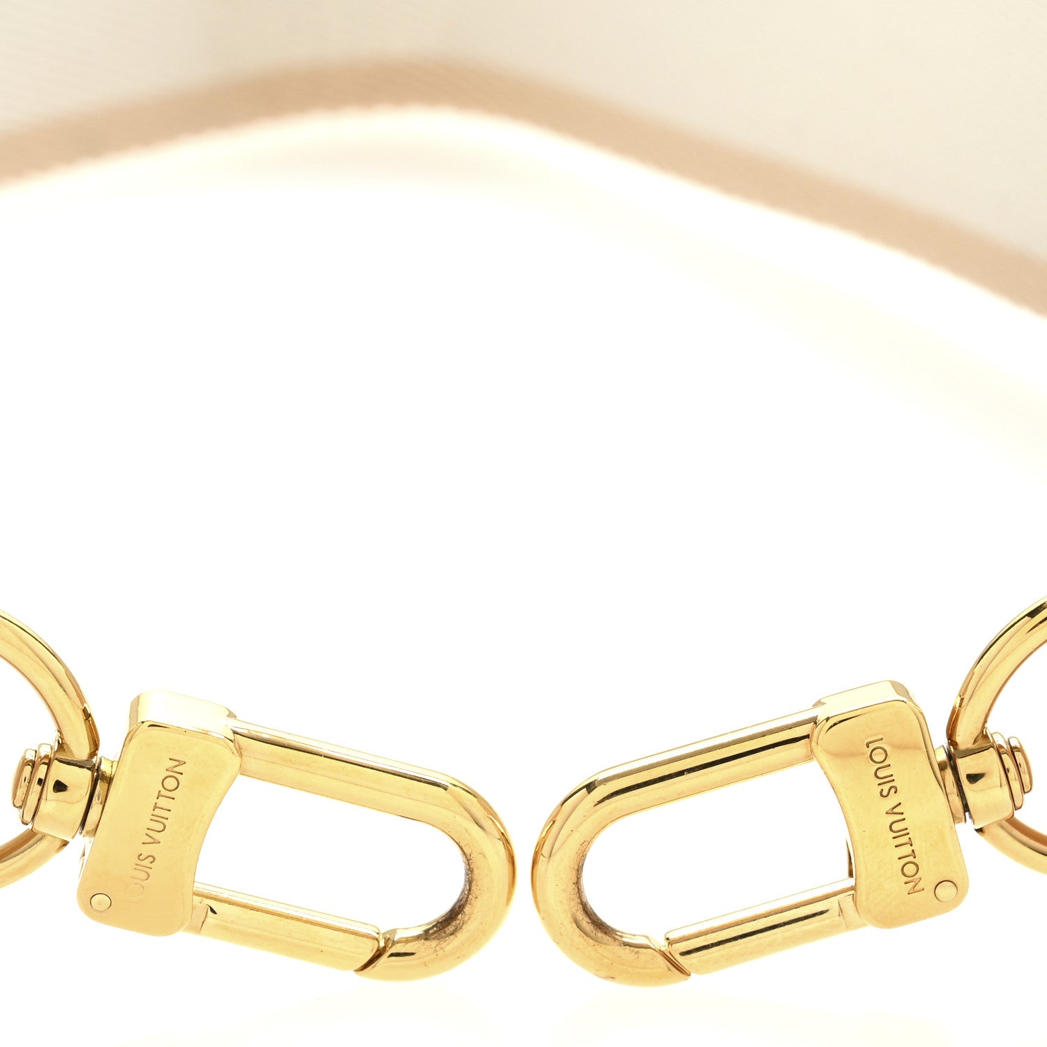 Monogram Vibe LV Shoulder Strap Beige White