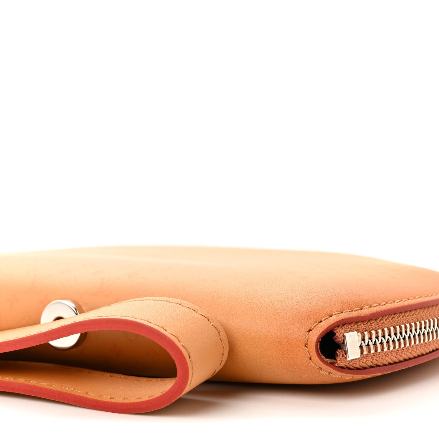 Calfskin Monogram Fortune Cookie Pouch Purple