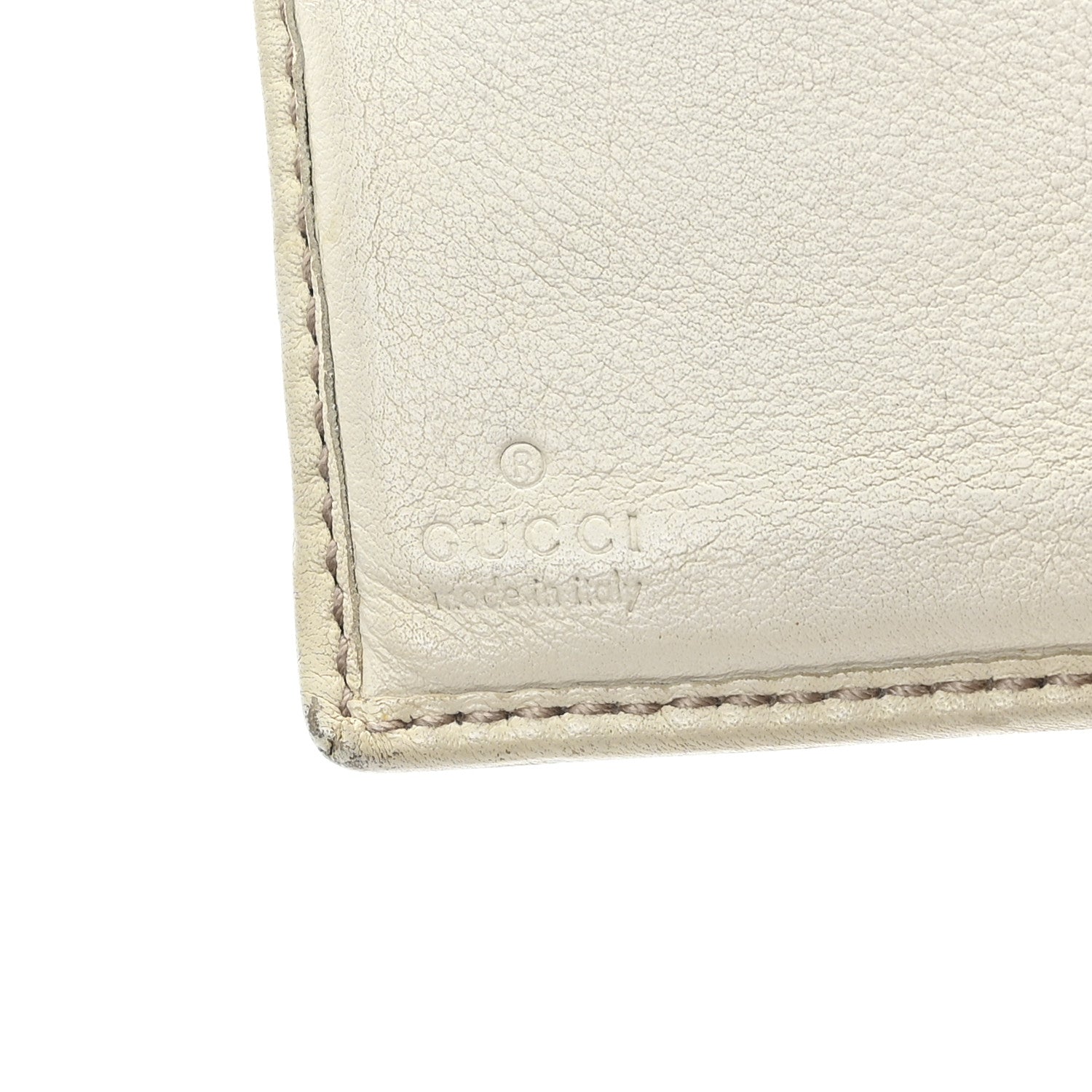 Monogram Heart French Wallet White