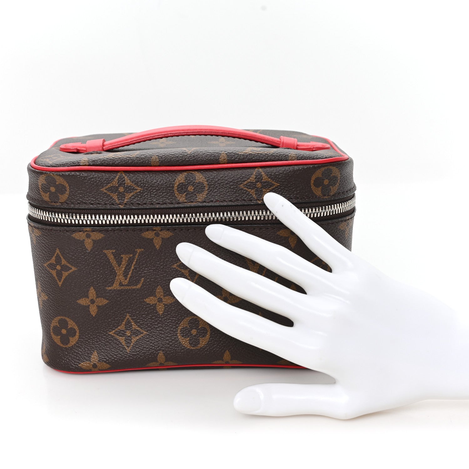 Monogram Macassar Nice Mini Rouge
