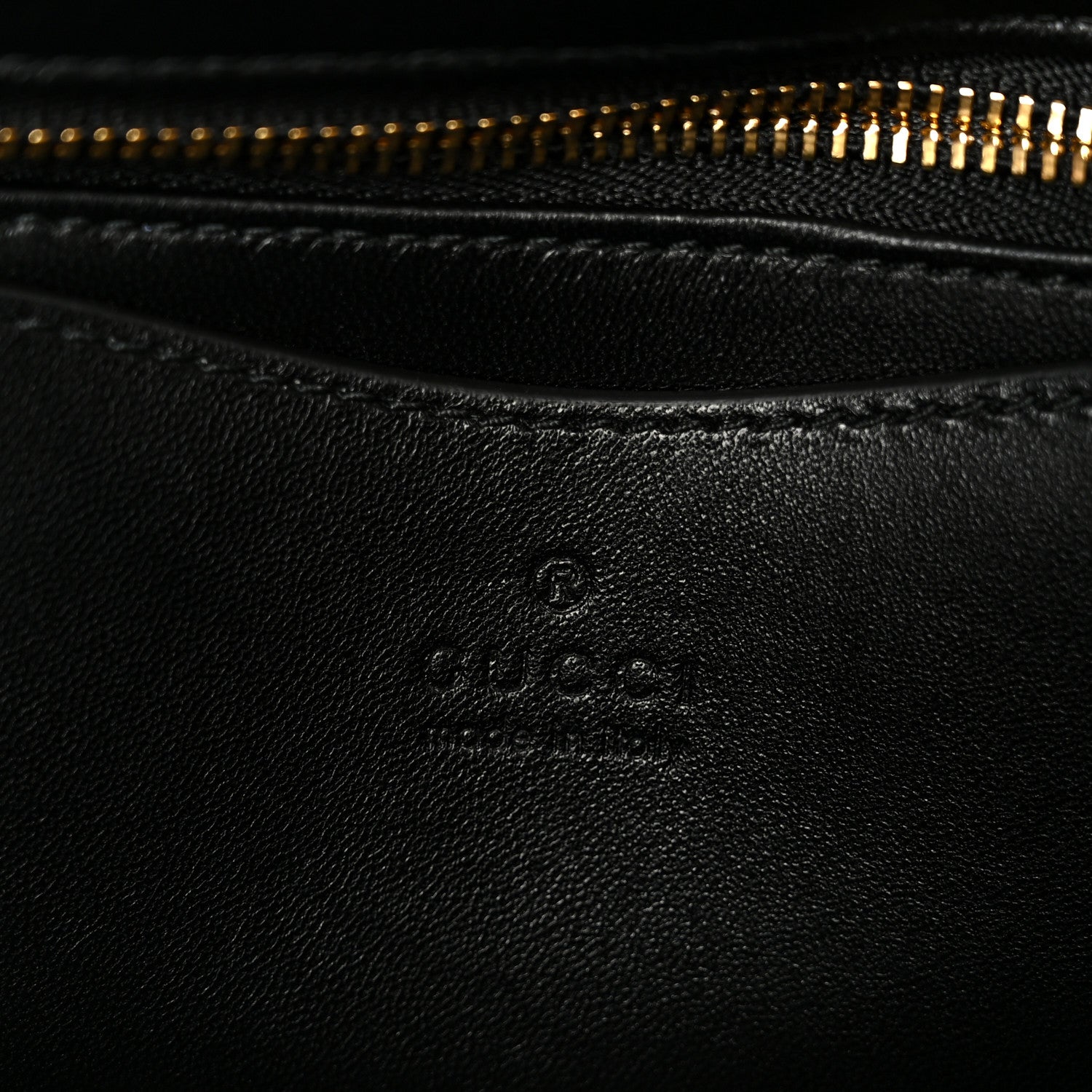 Lambskin Small GG Milano Top Handle Shoulder Bag Black