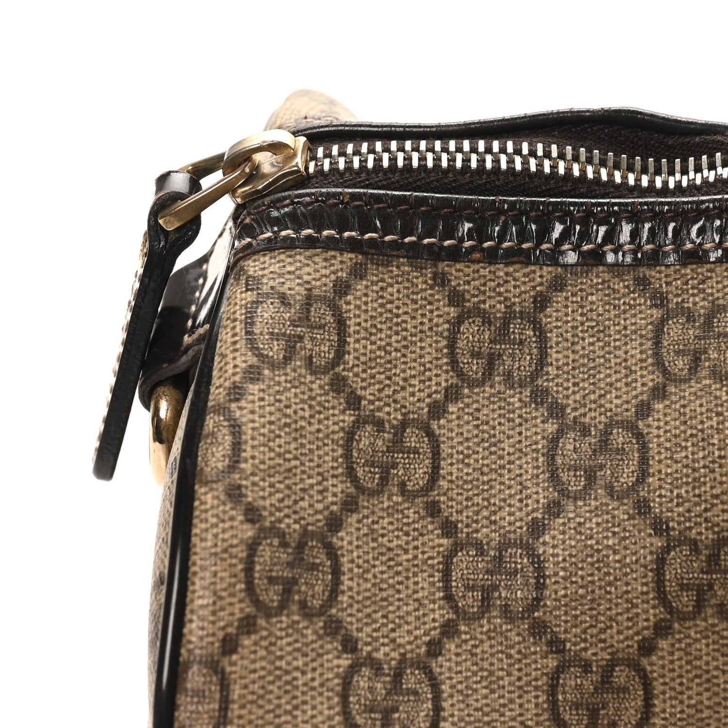 GG Plus Monogram Medium Joy Boston Dark Brown