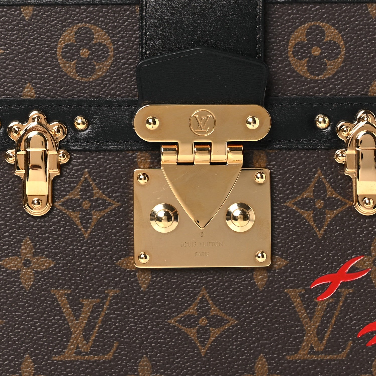 Monogram Petite Malle V Black