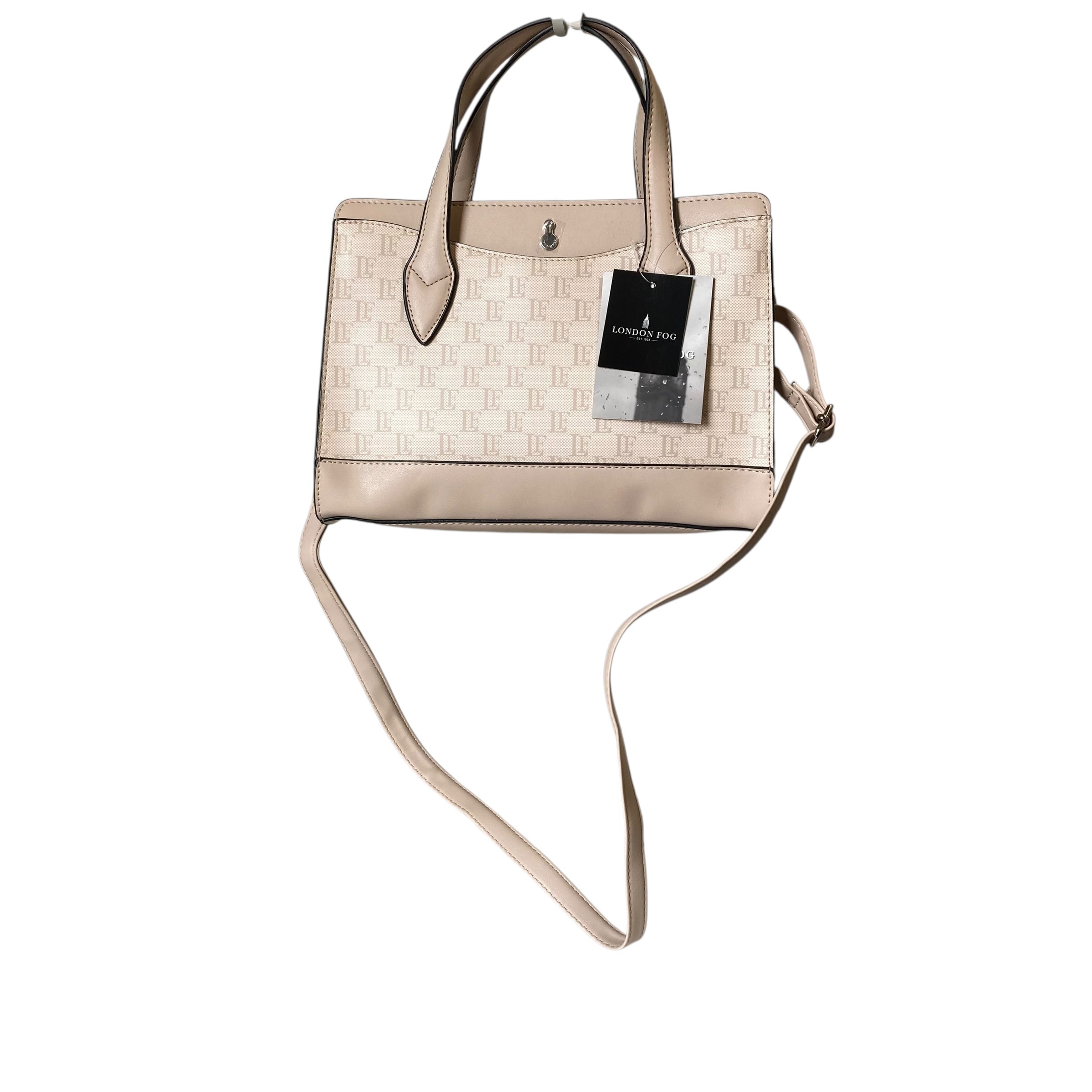 Handbag By London Fog In Tan, Size:Medium