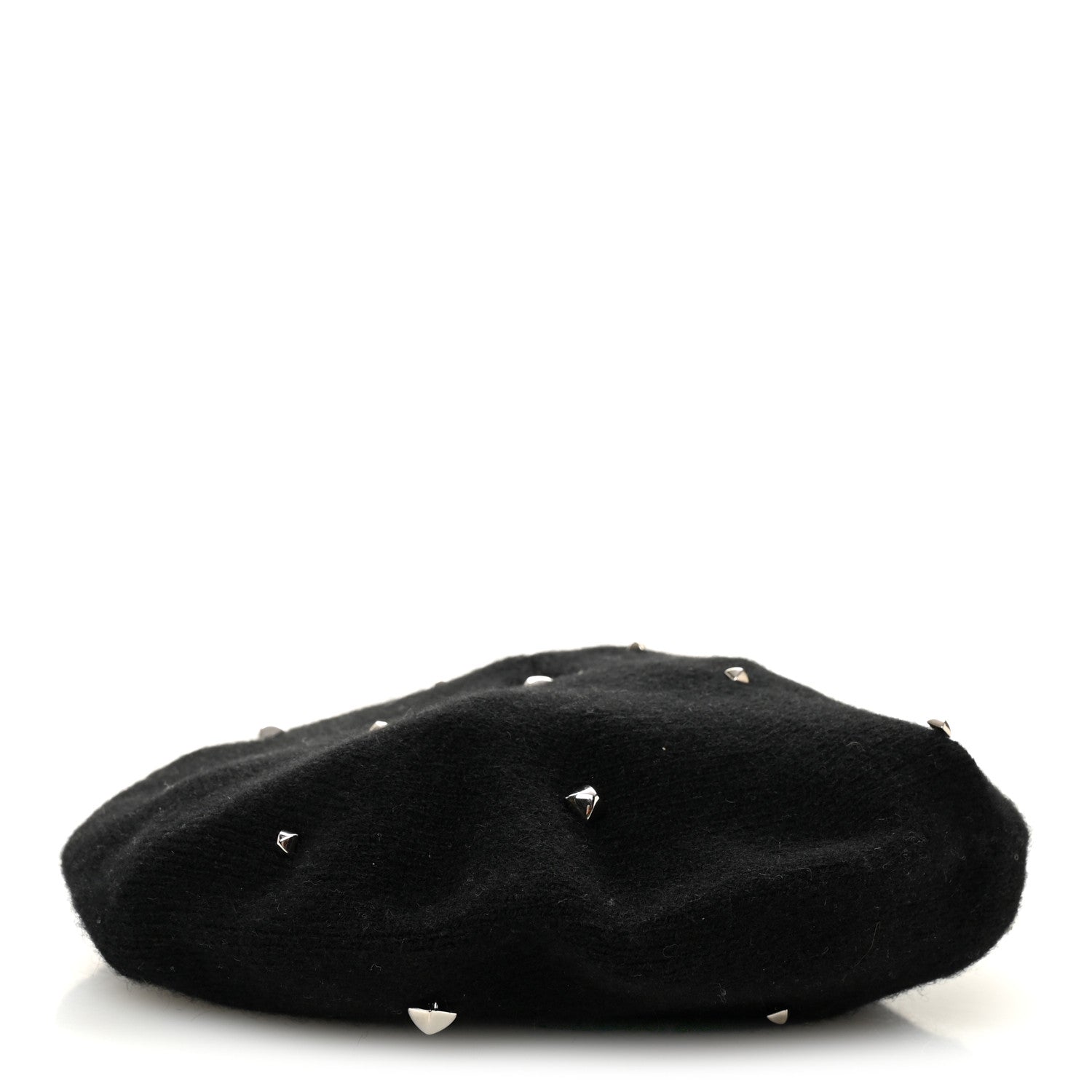 Cashmere Medor Studded Darling Beret S Black