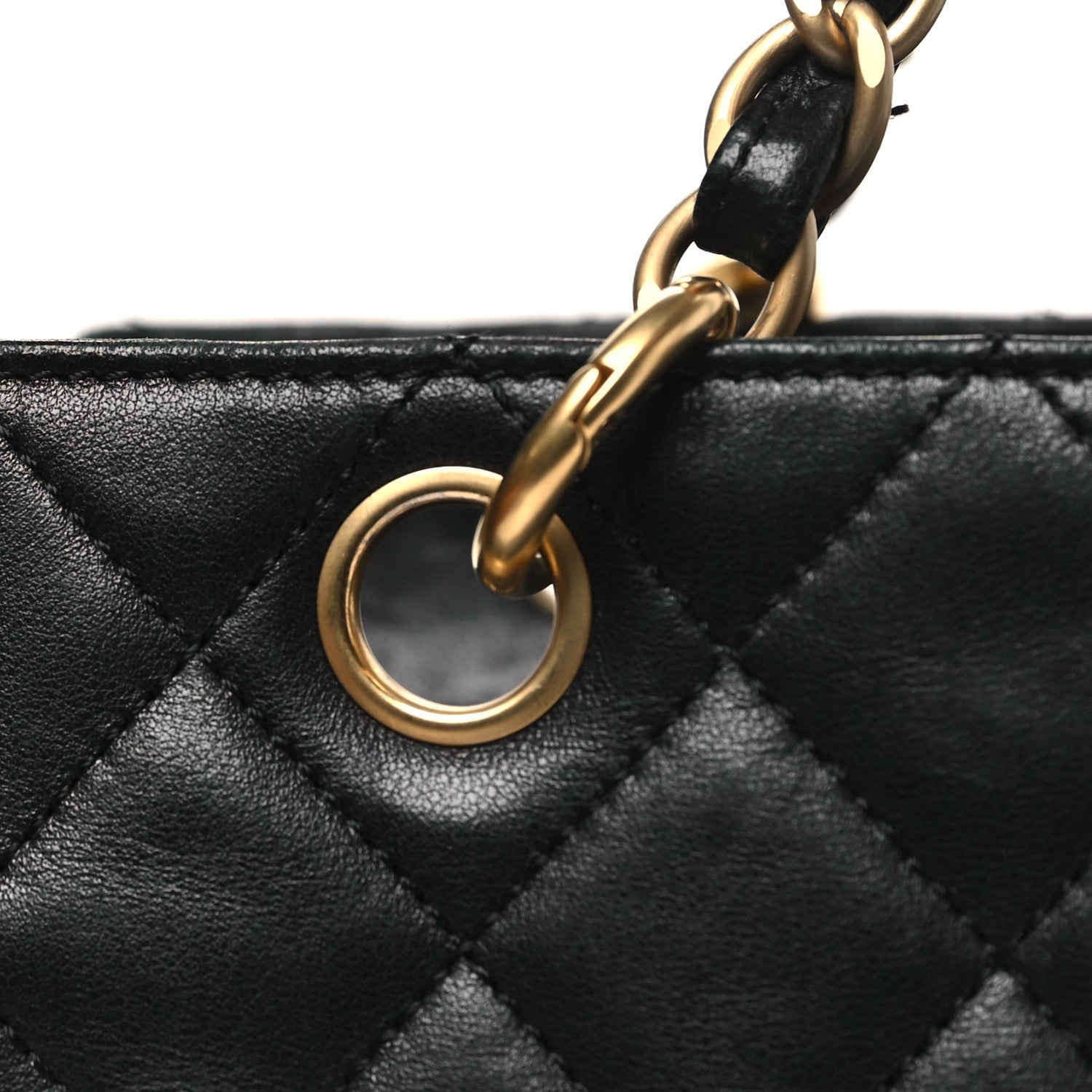 Lambskin Quilted Petit Timeless Tote PTT Black