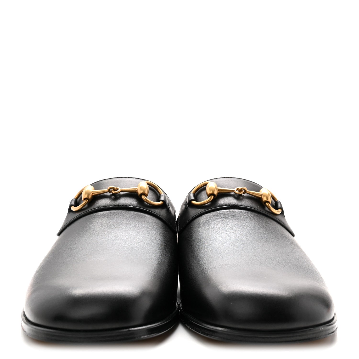 Jakarta Calfskin Mens Horsebit Slippers 7 Black