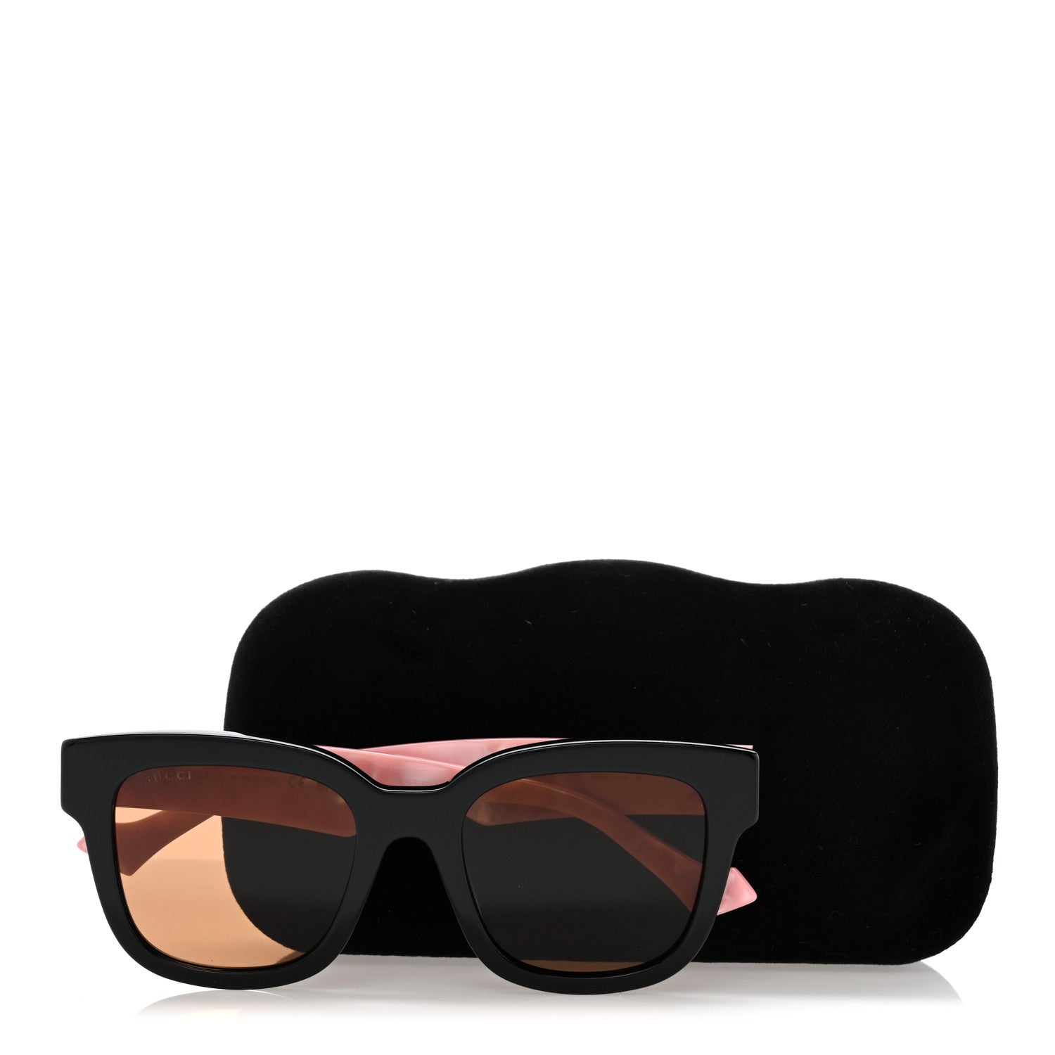 Rectangle 52mm Frame Sunglasses GG0998/S Black Pink