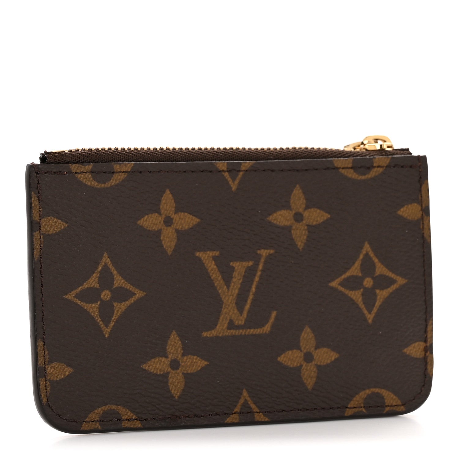 Monogram Zipped Romy Card Holder
