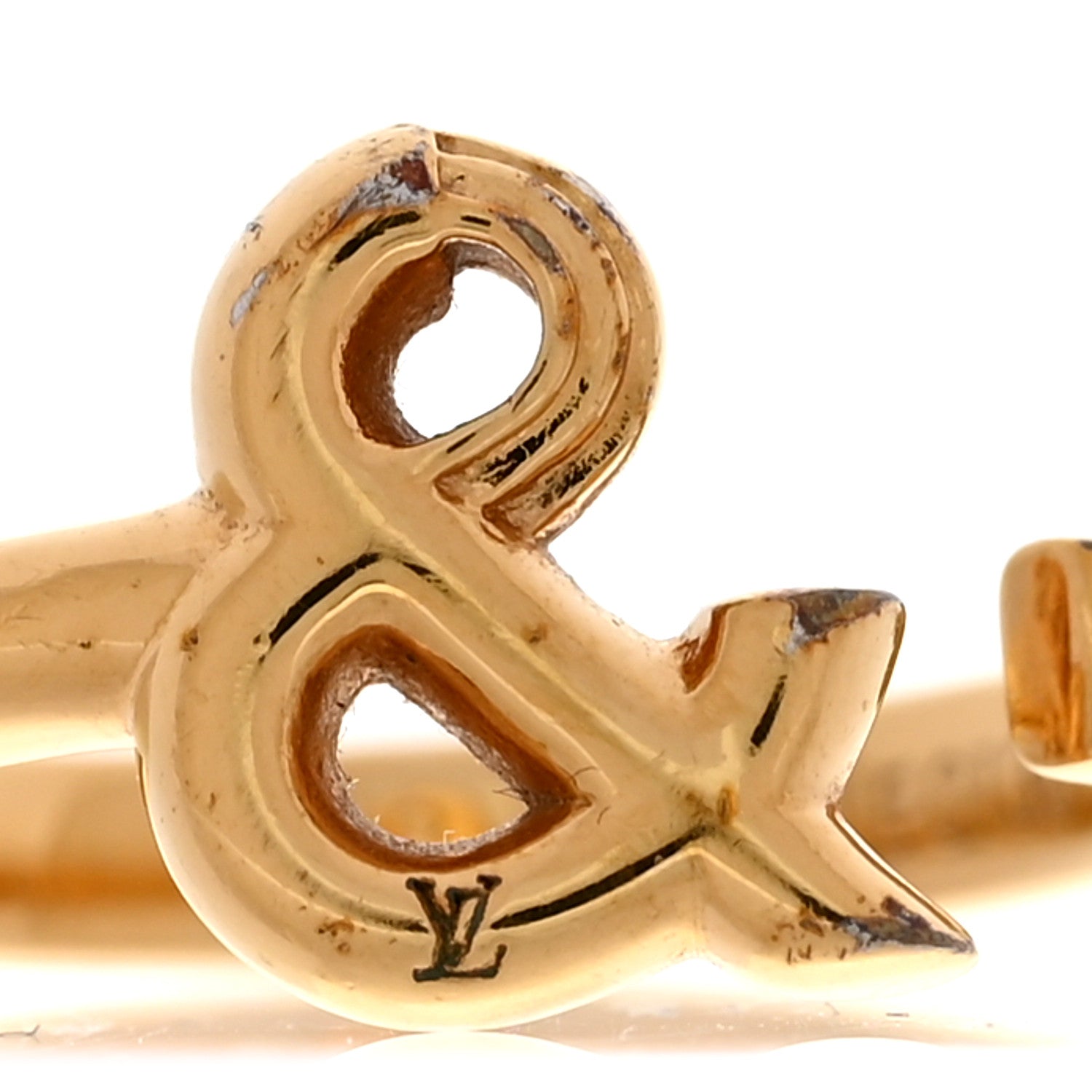 LV And Me Ampersand Ring S 50 5.5 Gold