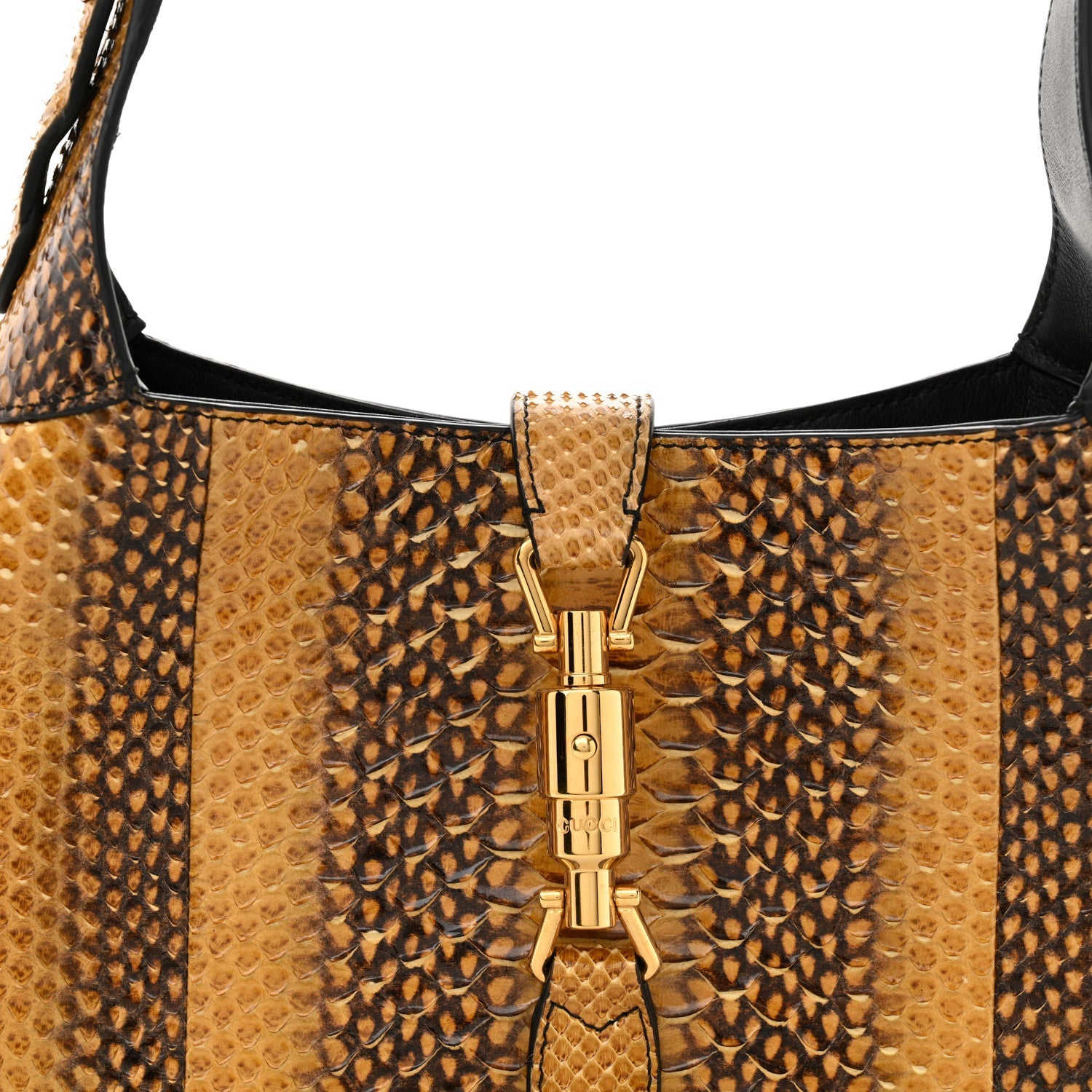Snakeskin Small Jackie 1961 Hobo Brown