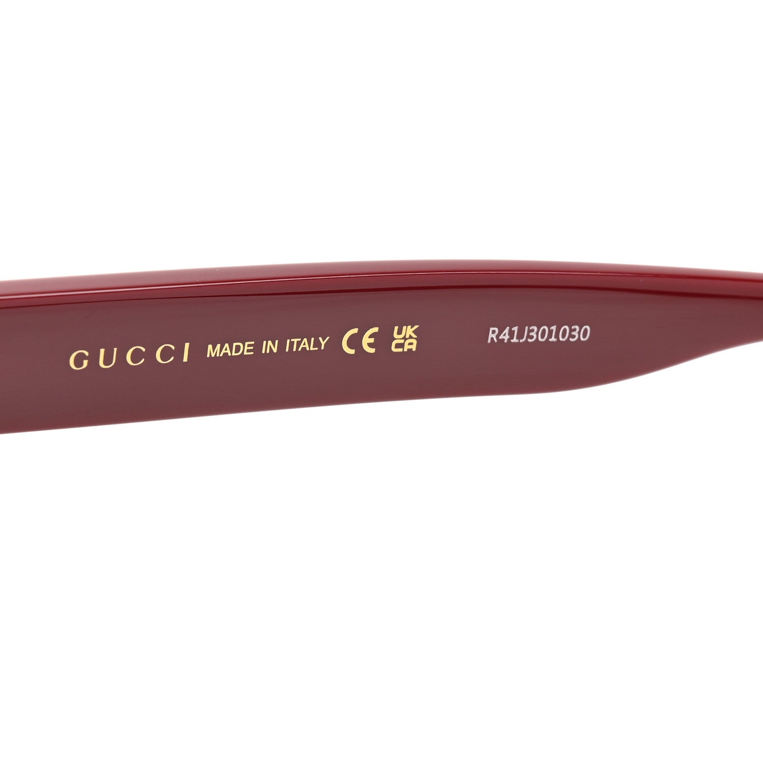 Acetate Square Frame Sunglasses GG1338SK Red
