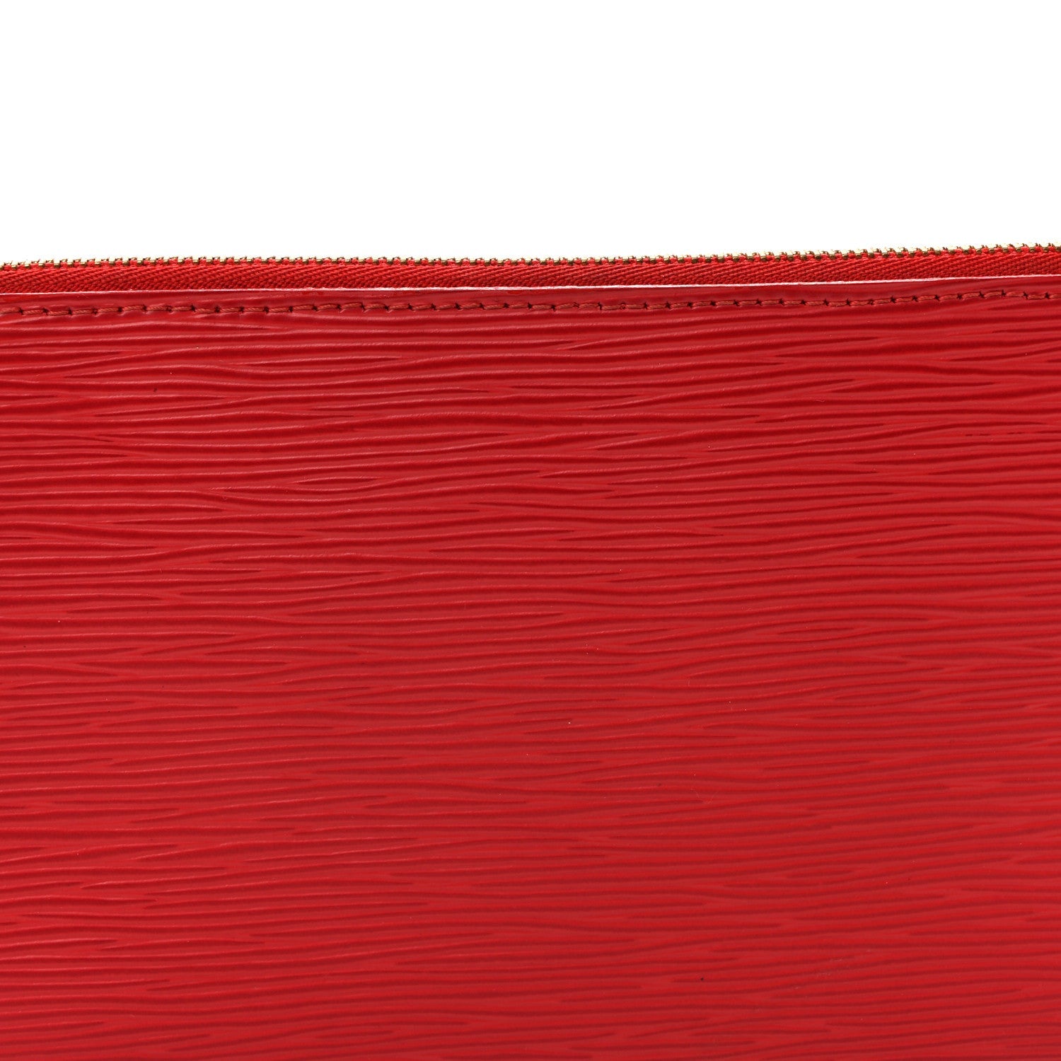Epi Pochette Accessories 21 Castillan Red