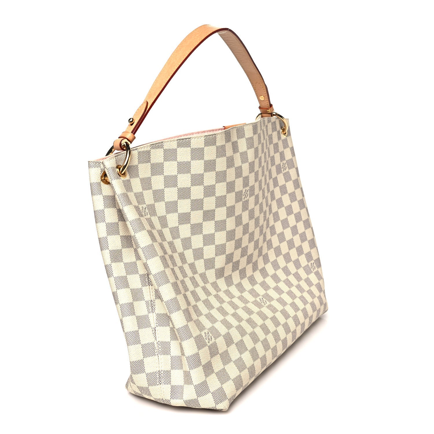 Damier Azur Graceful MM Rose Ballerine