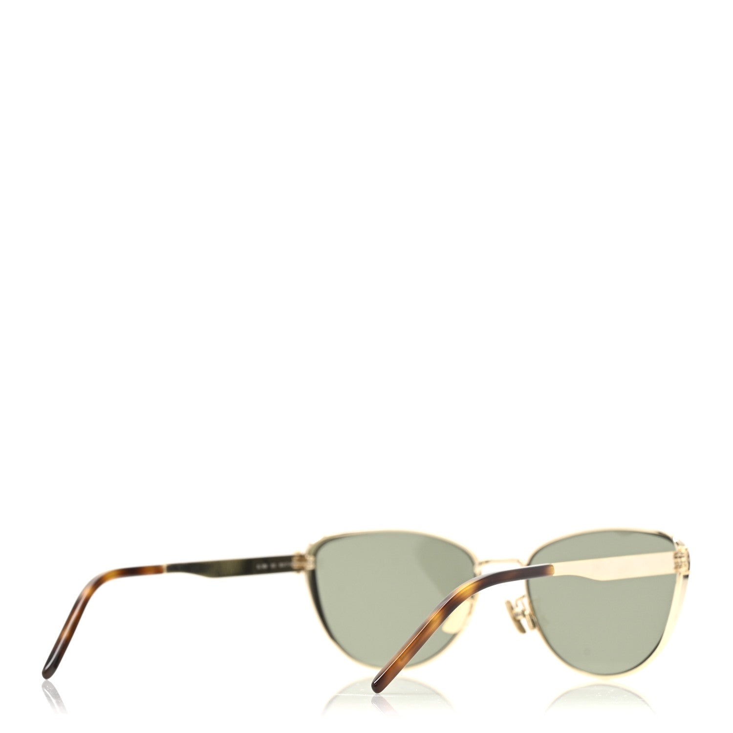 Metal SL M90 Cat Eye Sunglasses Gold