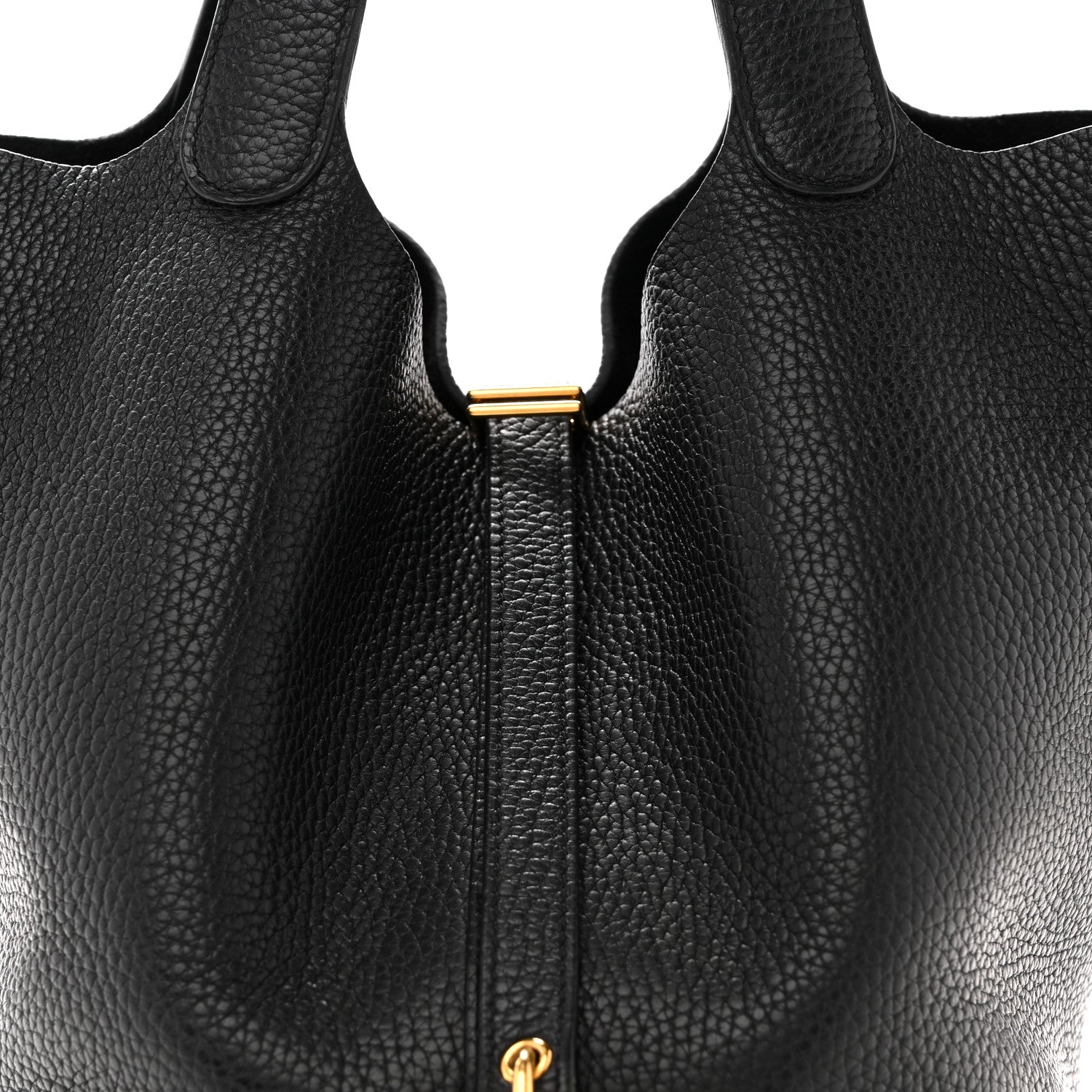 Taurillon Clemence Picotin Lock 22 MM  Black