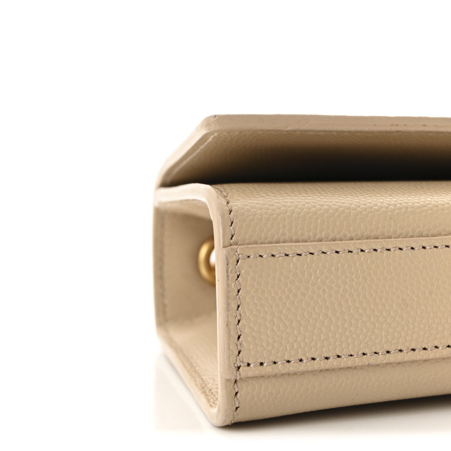 Grain De Poudre Small Monogram Kate Satchel Dark Beige