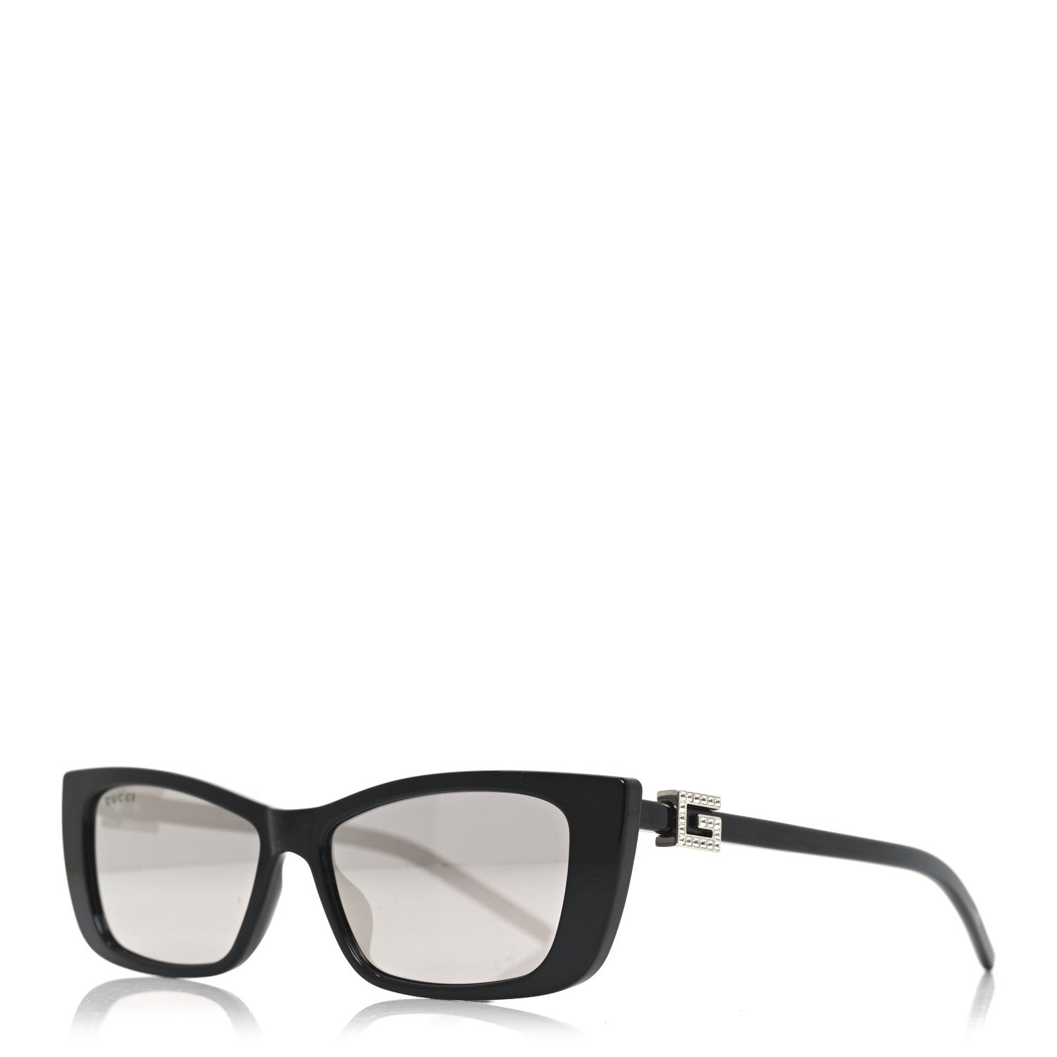Acetate Crystal Rectangle Sunglasses GG1681S Black