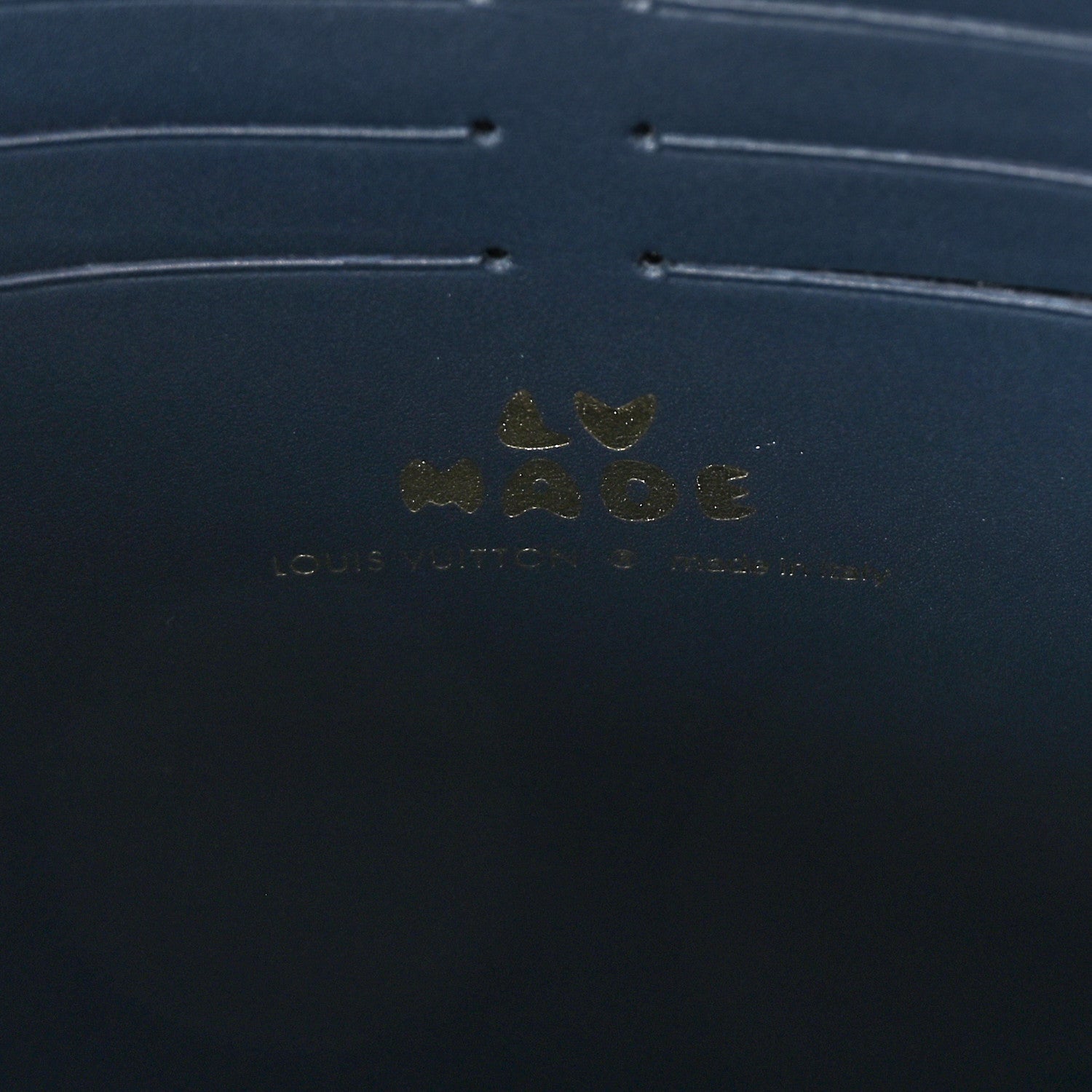 X NIGO Taurillon Monogram Denim Drip Pochette Voyage MM Blue