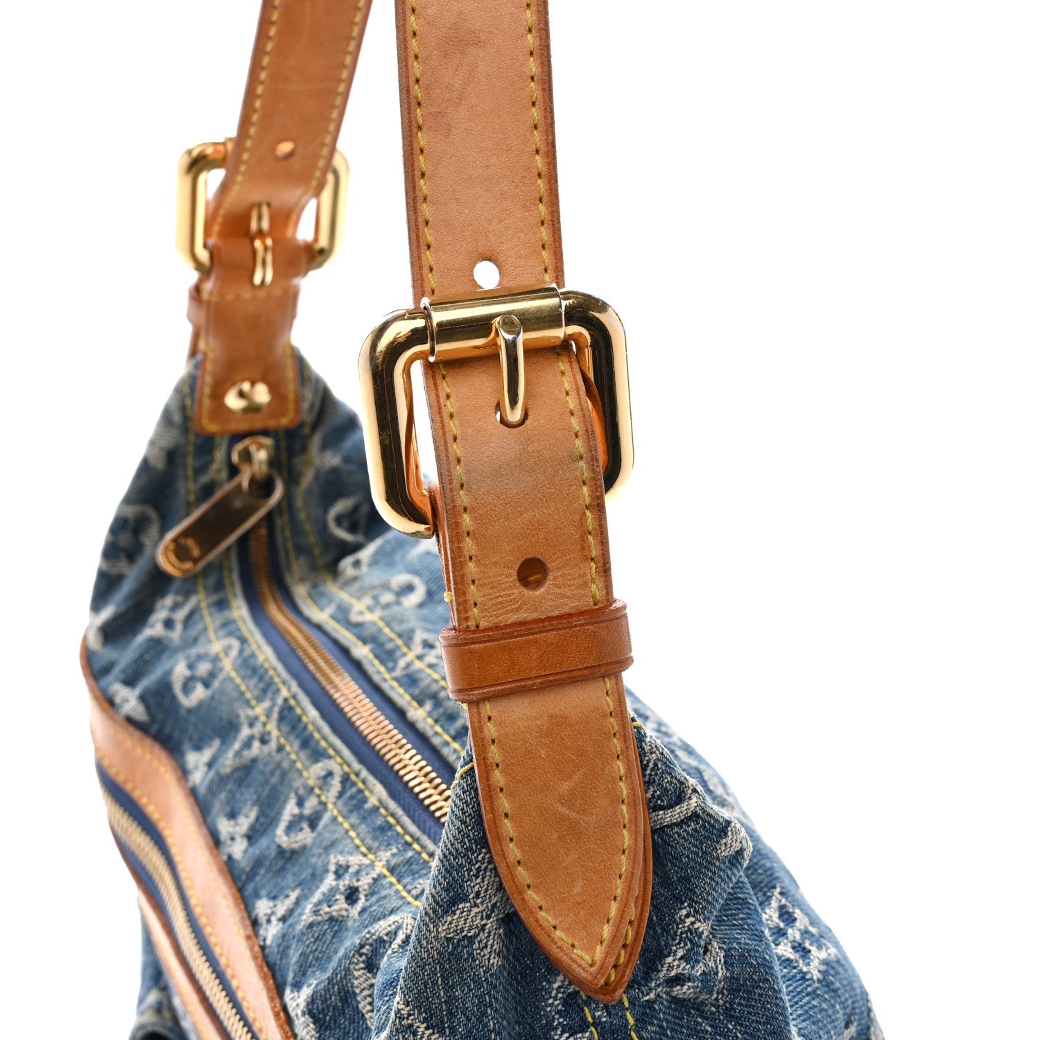 Monogram Denim Baggy PM Blue