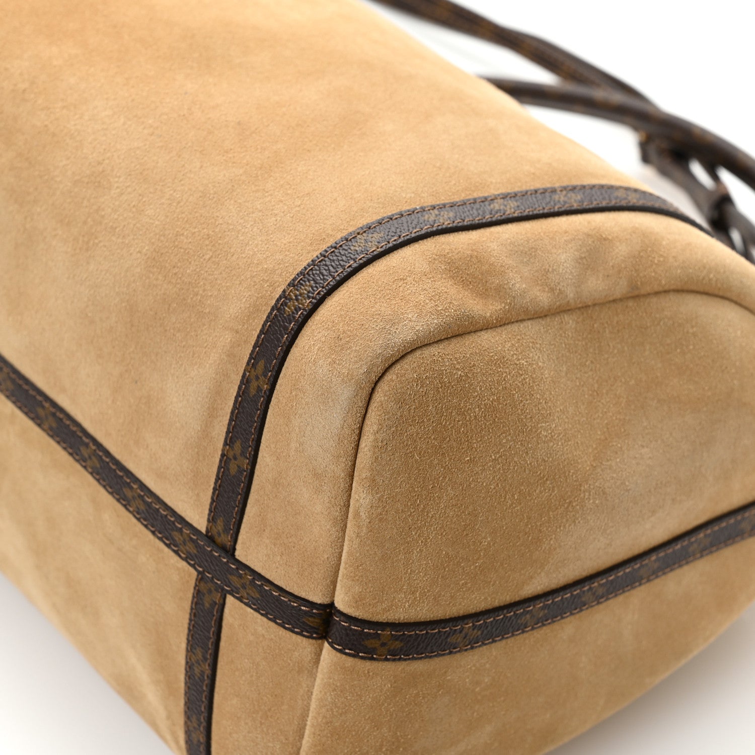Suede Monogram Express MM Hazelnut