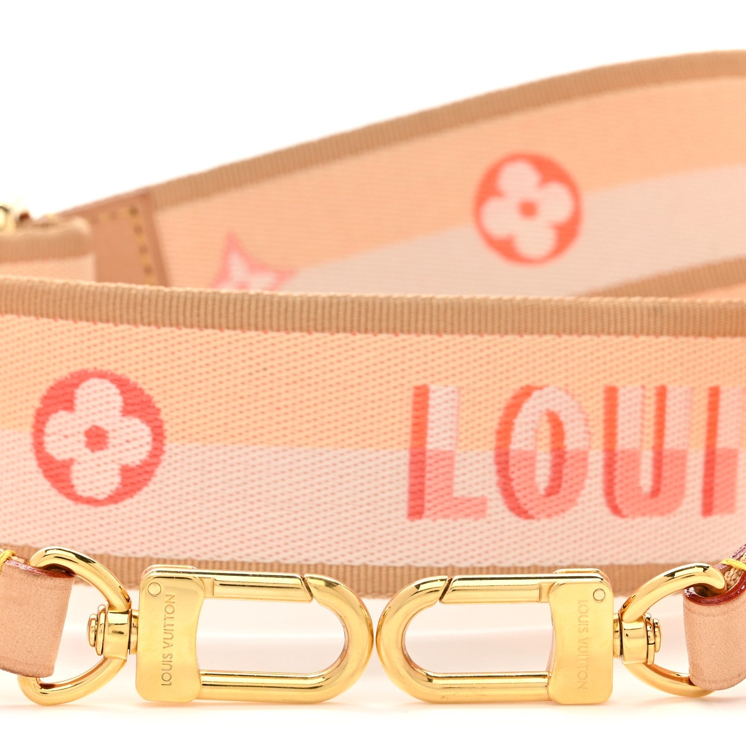 Jacquard Speedy Bandouliere 20 Shoulder Strap Pink Orange