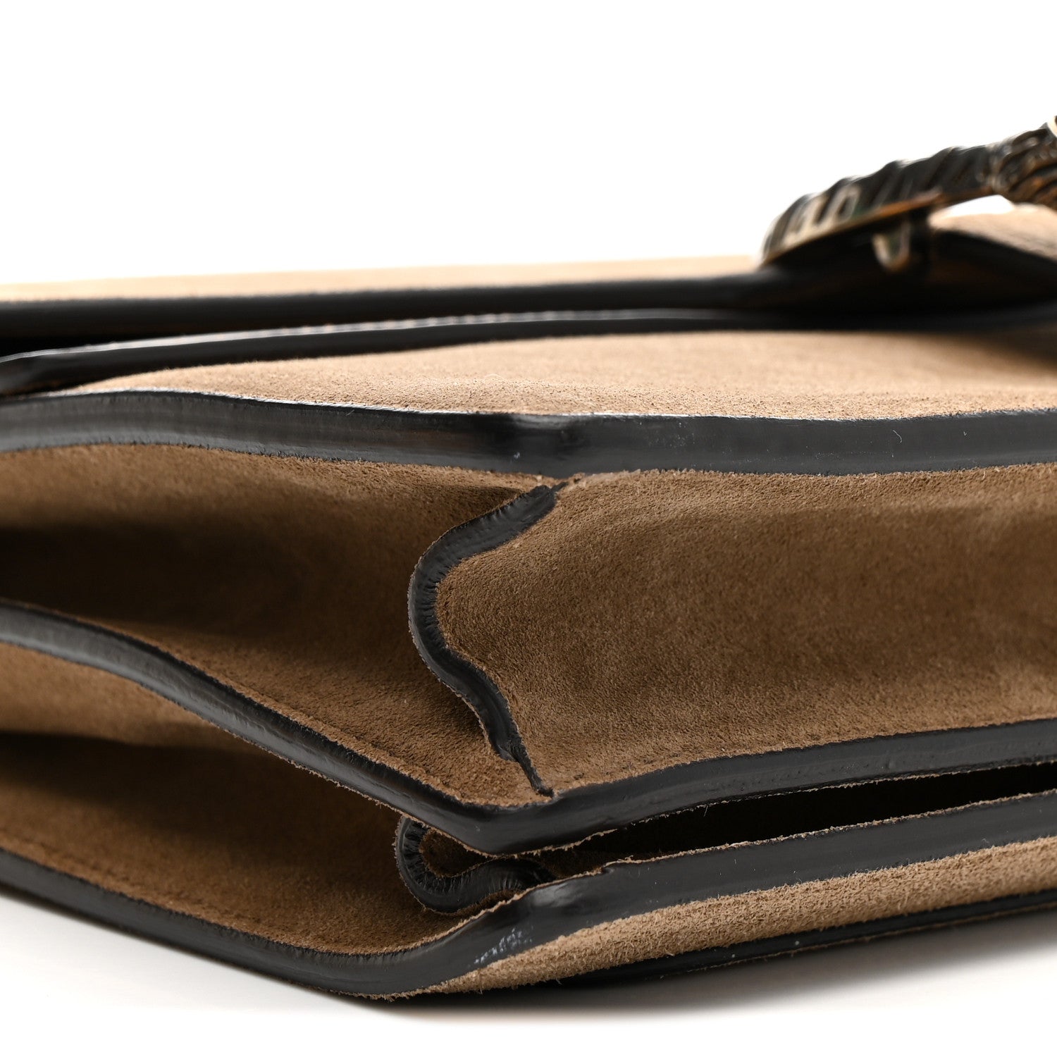 Suede Medium Dionysus Shoulder Bag Taupe