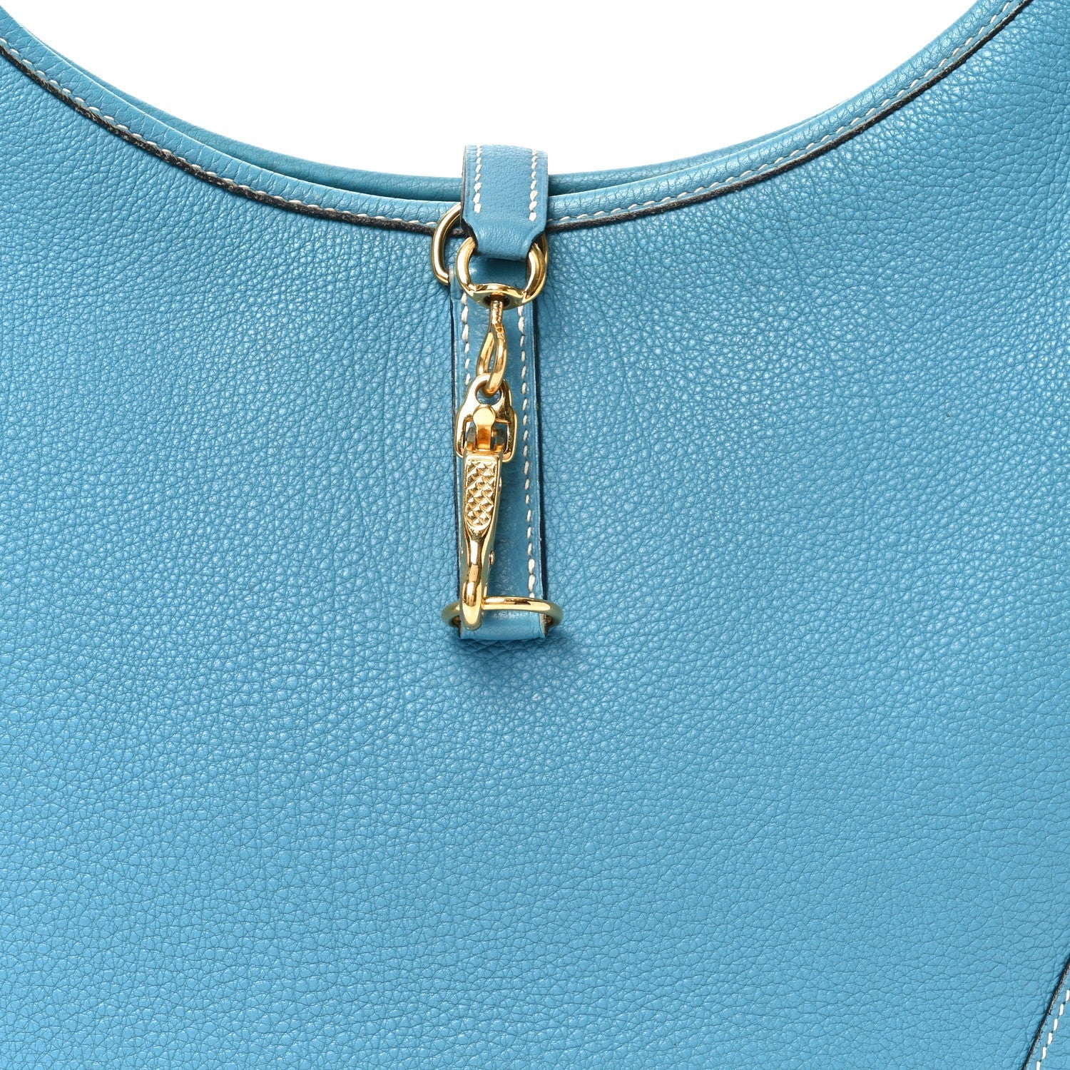 Togo Trim II 31 Shoulder Bag Blue Jean